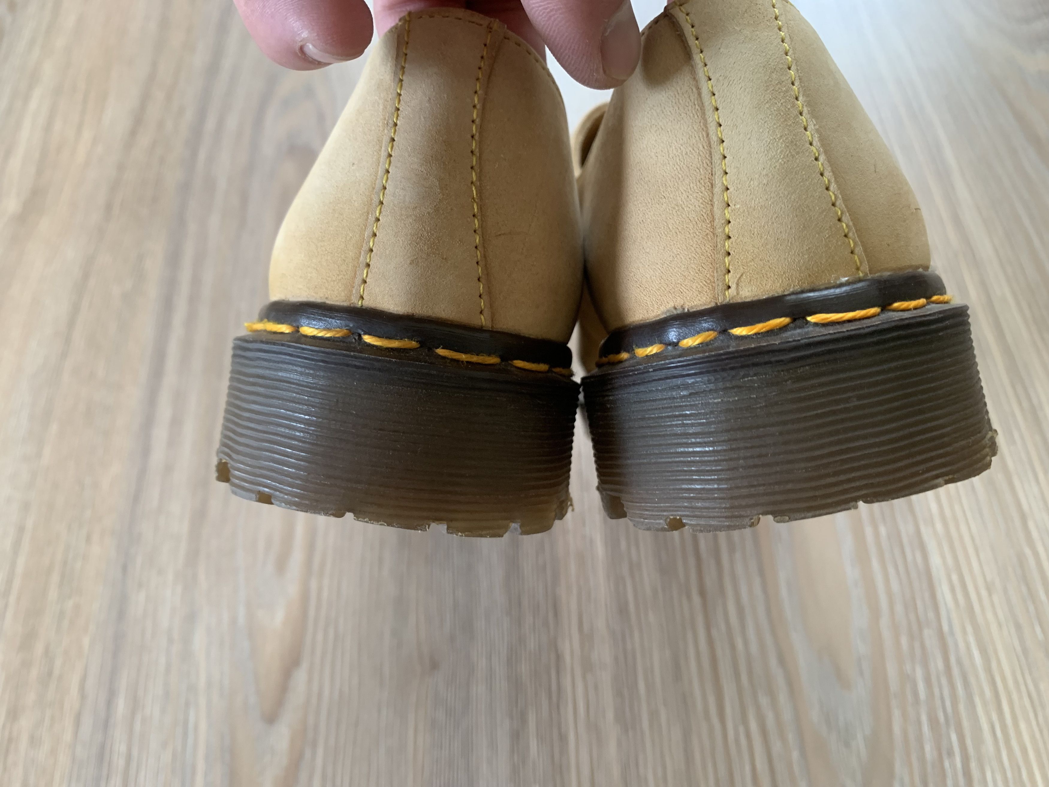 Dr. Martens Dr. Martens Men's Leather Oxfords Savannah Light Tan Unisex Size US 7 / EU 40 - 7 Thumbnail