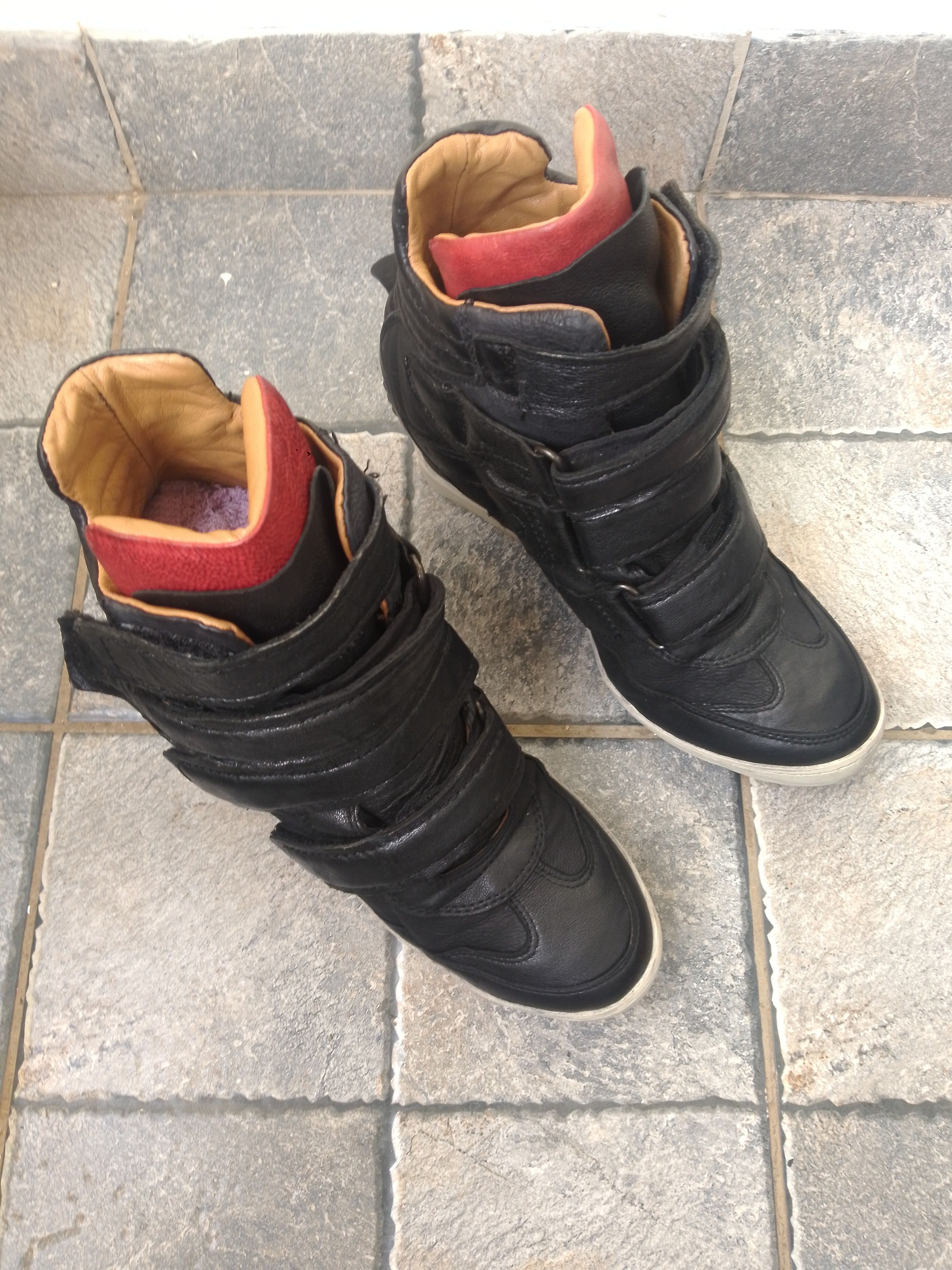 A.S.98 AS 98 leather wedge sneakers Size US 10 / IT 40 - 6 Thumbnail