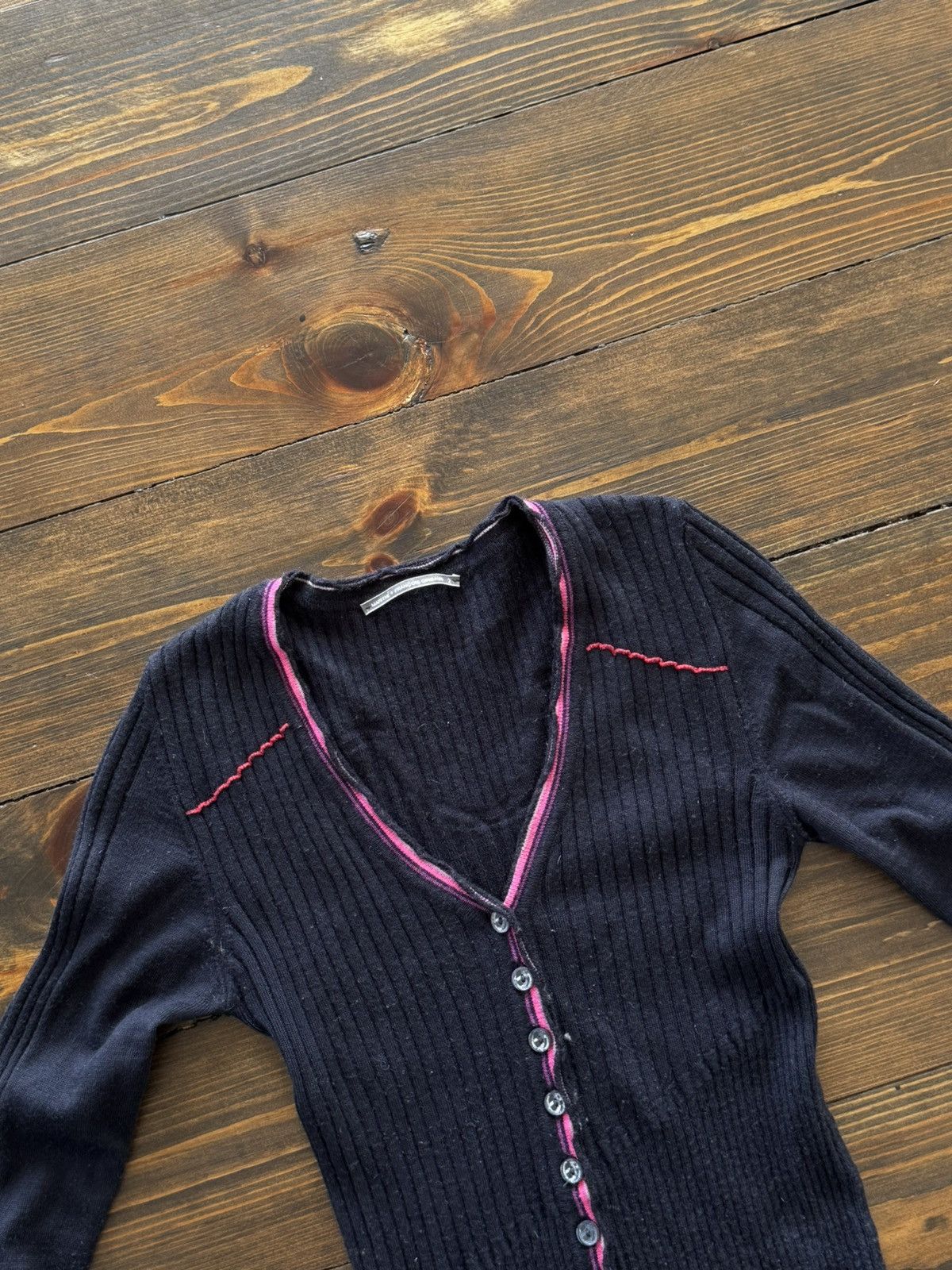 Marithe + Francois Girbaud Marithe + Francois Girbaud Cute Button Up Y2K Sweater Size S / US 4 / IT 40 - 5 Thumbnail