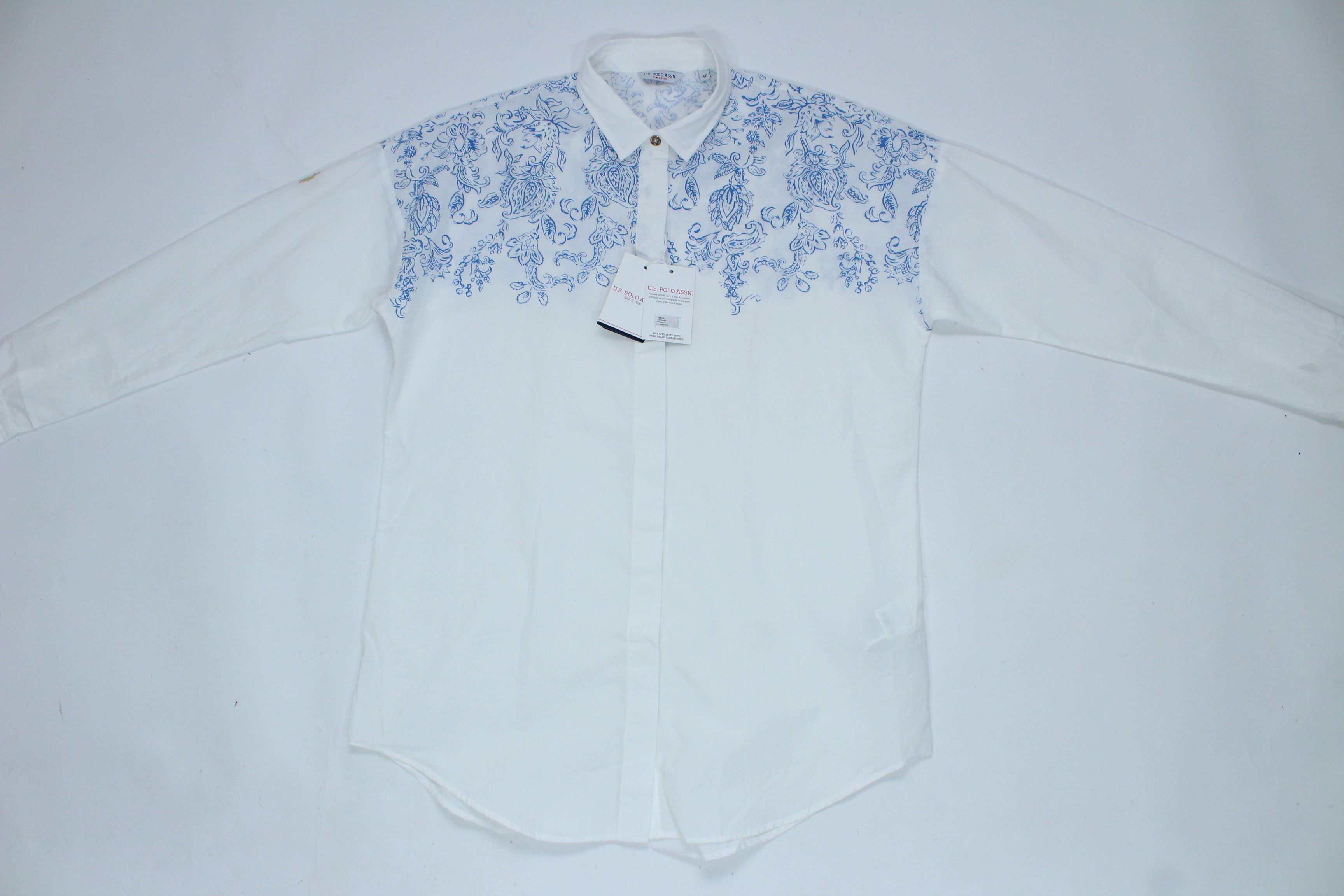 U.S. Polo Assn. US Polo Assn Blouse Size 40 Authentic Hype Size S / US 4 / IT 40 - 3 Thumbnail