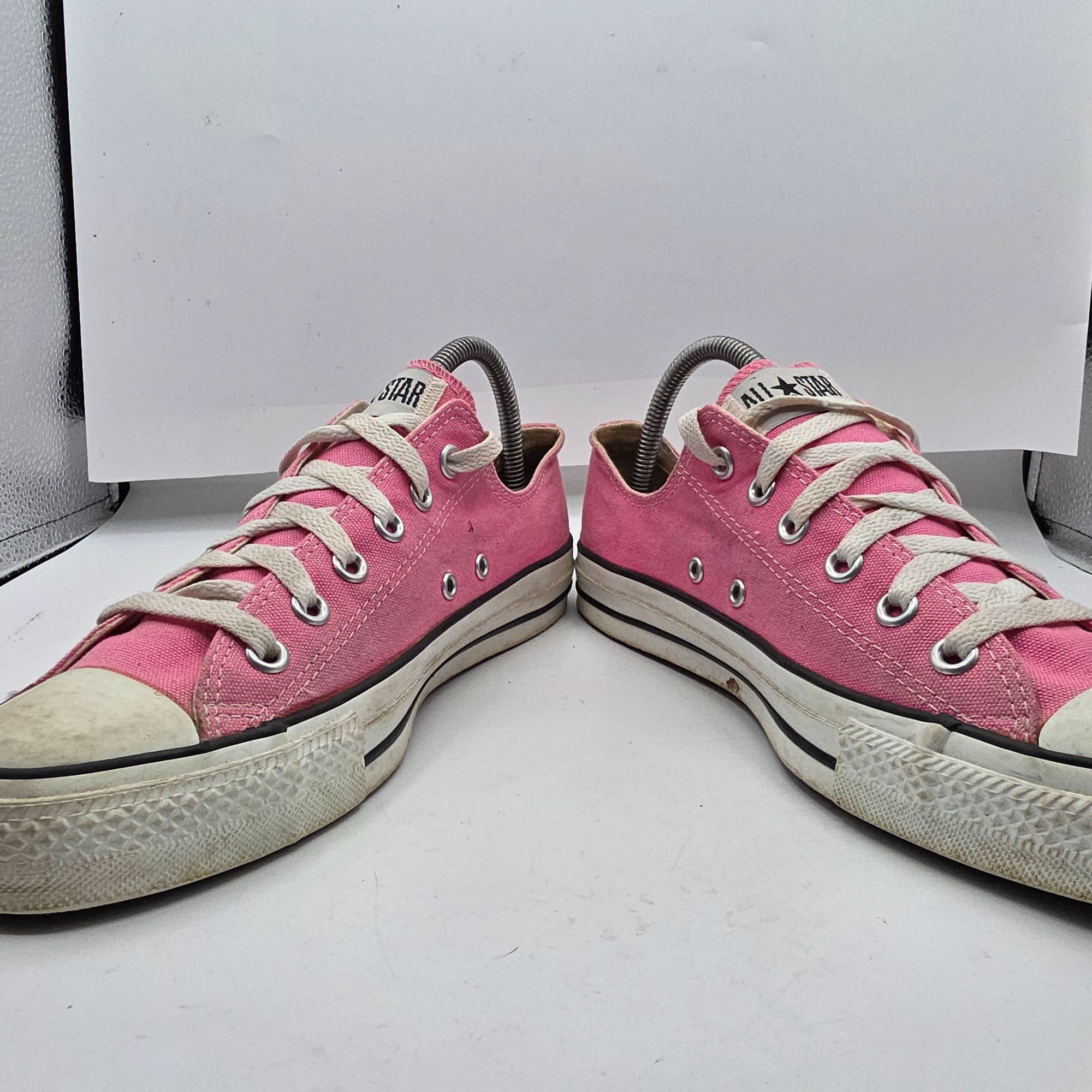 Converse Converse All Star Womens Size 9.5 Pink Canvas Low Top Sneake Size US 9.5 / IT 39.5 - 3 Thumbnail