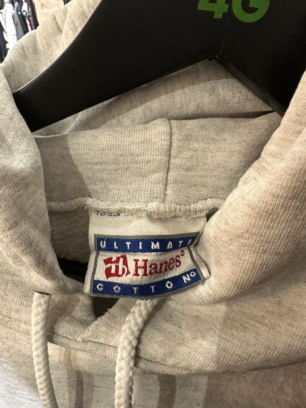 Vintage VINTAGE THRASHED 90s XXL GREY HOODIE Size US XXL / EU 58 / 5 - 6 Thumbnail