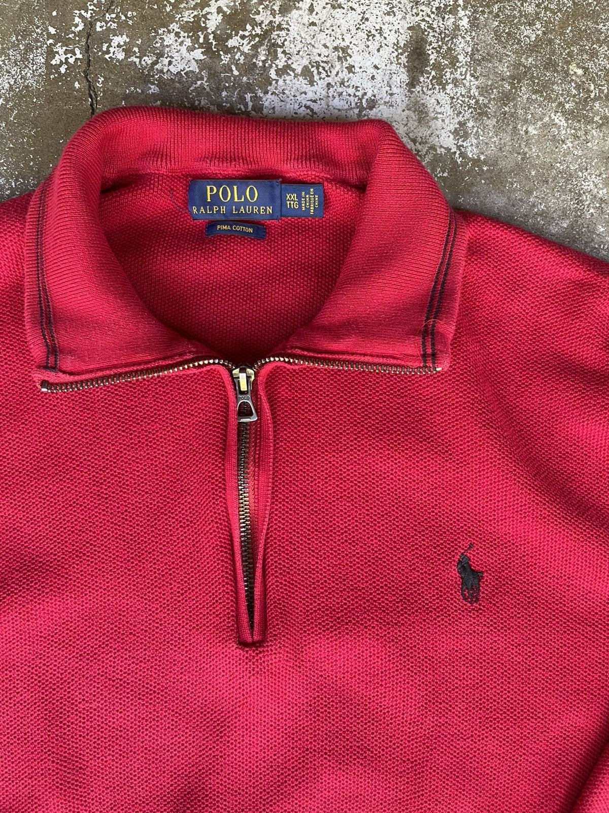 Polo Ralph Lauren Polo Ralph Lauren Quarter Zip Sweater Size US XXL / EU 58 / 5 - 1 Thumbnail