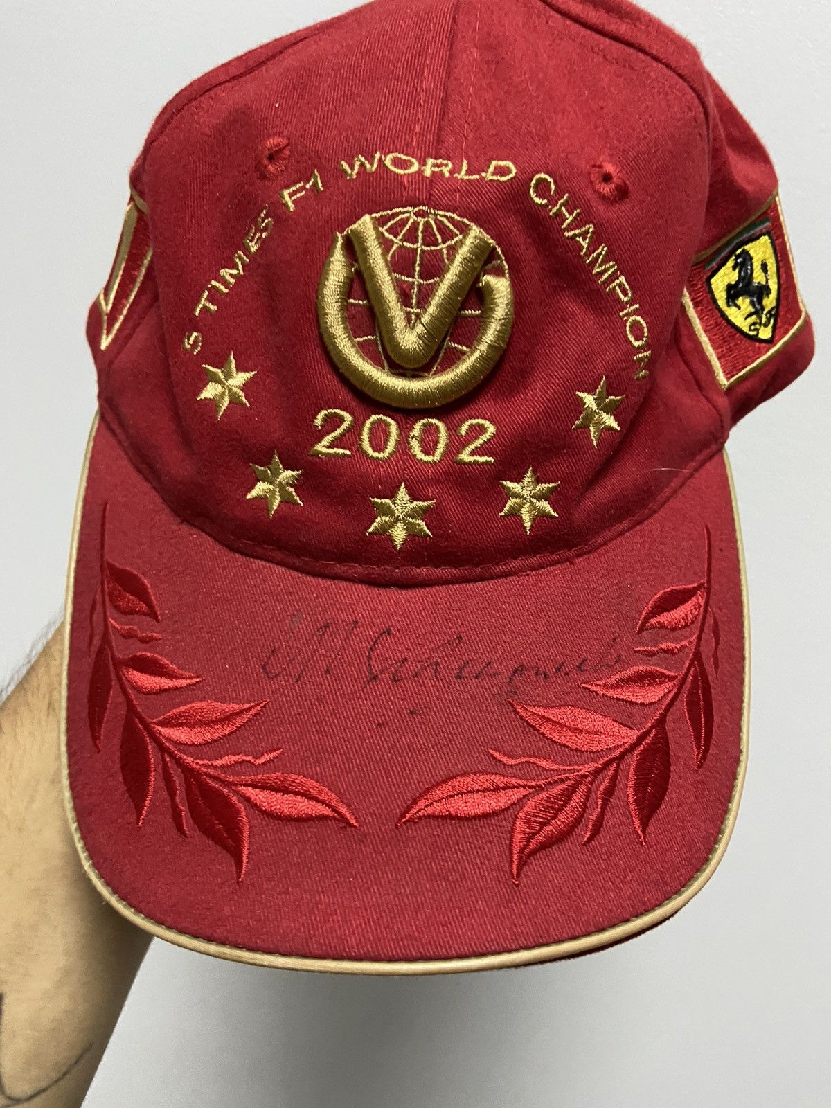 Ferrari × Vintage Ferrari Cap Vintage 2002 Michael Schumacher Racing Formula 1 Size ONE SIZE - 2 Thumbnail