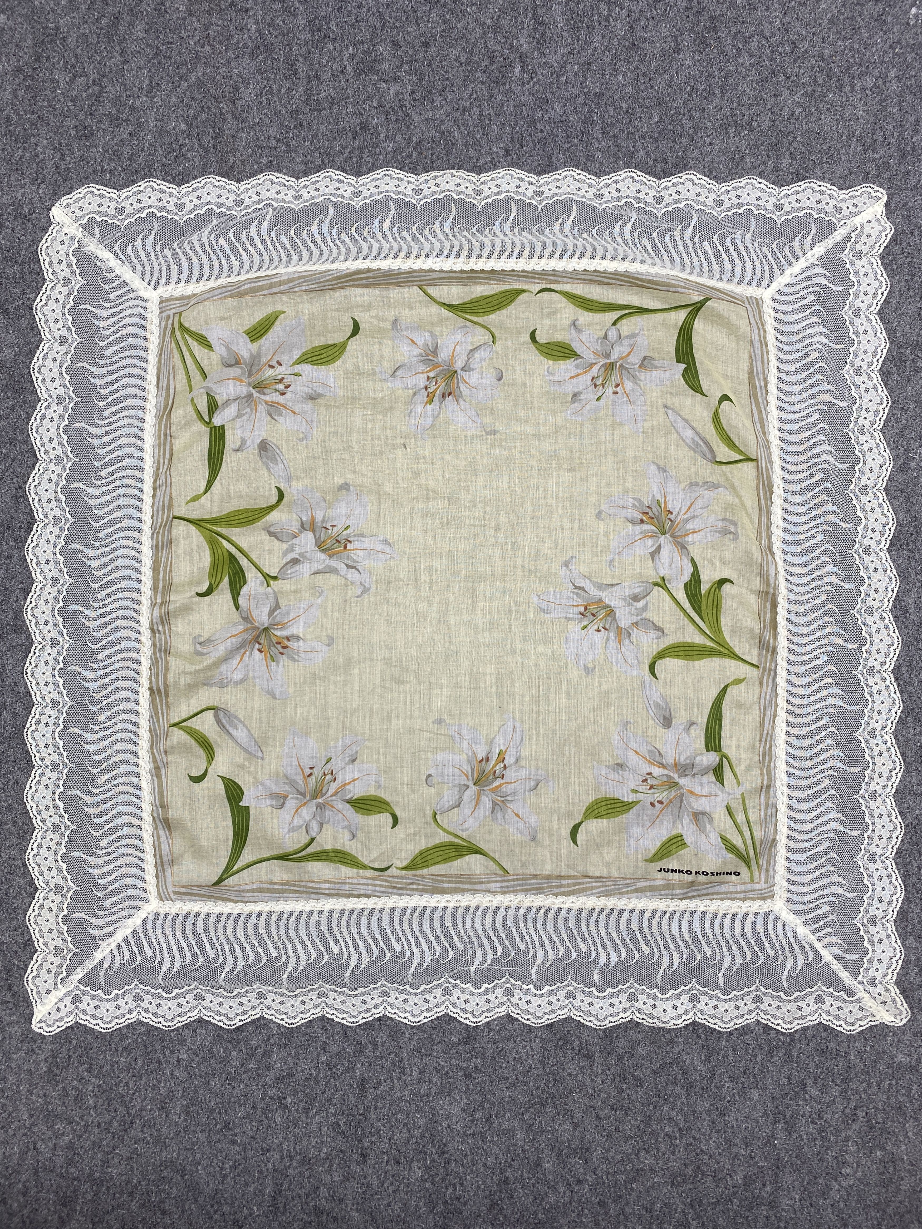 Japanese Brand Junko Koshino Handkerchief / Neckerchief HKC0644 Size ONE SIZE - 4 Thumbnail