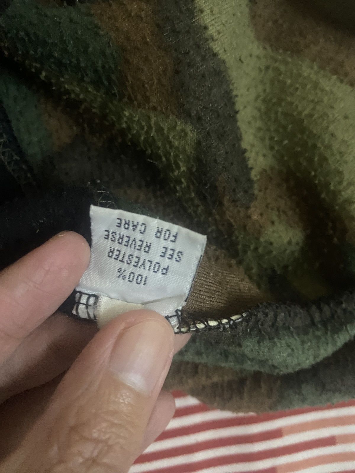 Stussy Vintage 90s Stüssy Sport fleece jacket camouflage pattern Size US XL / EU 56 / 4 - 18 Thumbnail
