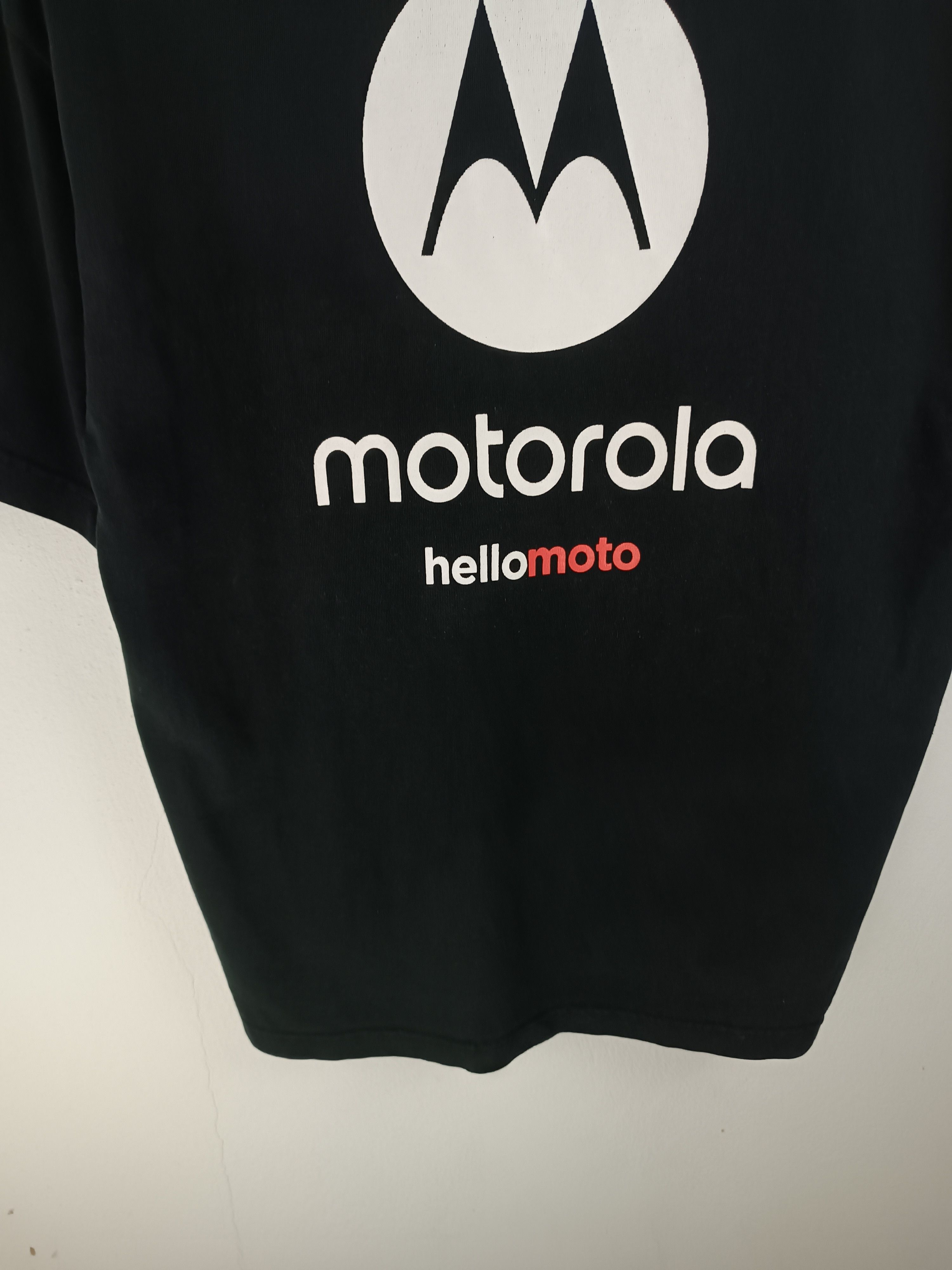Motorola VINTAGE 2000'S MOTOROLA HELLOMOTO POCKET CAMO TEE Size US L / EU 52-54 / 3 - 11 Thumbnail
