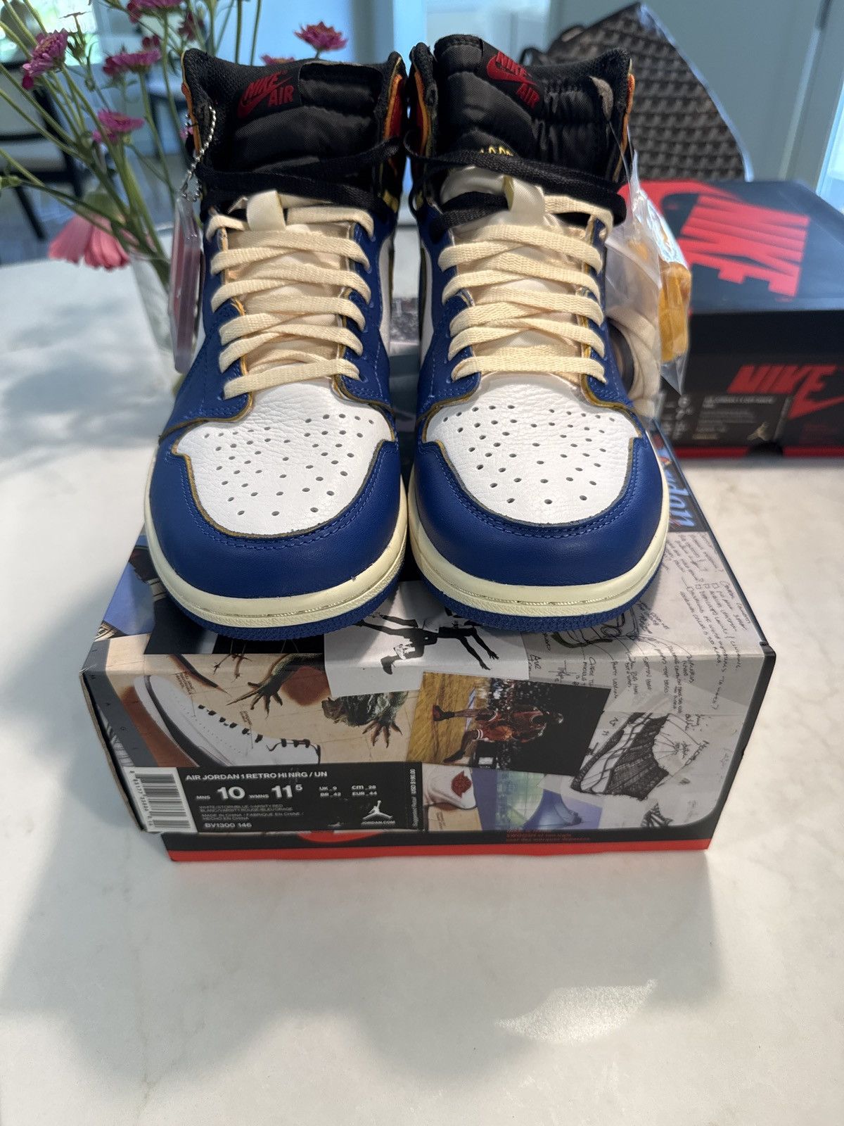 Jordan Brand × Nike × Union LA Nike x Air Jordan 1 x Union LA Storm blue Size US 10 / EU 43 - 2 Thumbnail