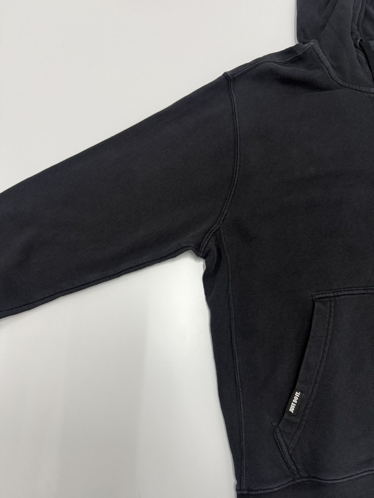 Nike 🔥 Y2K Nike JUST DO IT Faded Black Sweat Zipper Hoodie - L Size US L / EU 52-54 / 3 - 7 Thumbnail