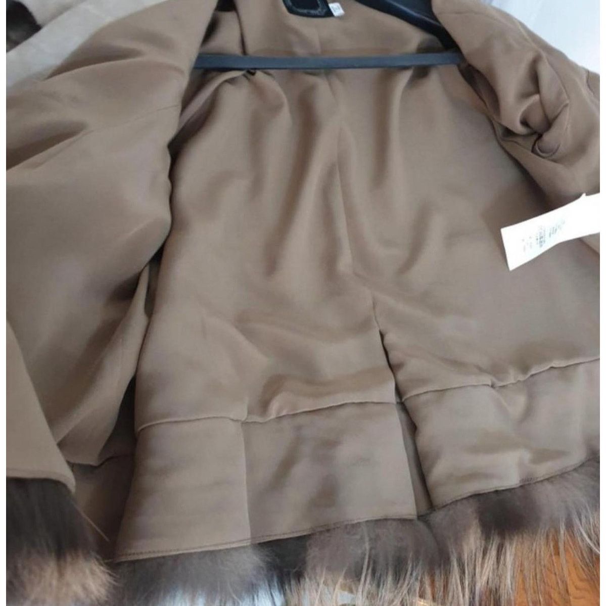 Dior Christian Dior Beige Leather Fox Trimmed Jacket Sz.36 Size XS / US 0-2 / IT 36-38 - 4 Thumbnail