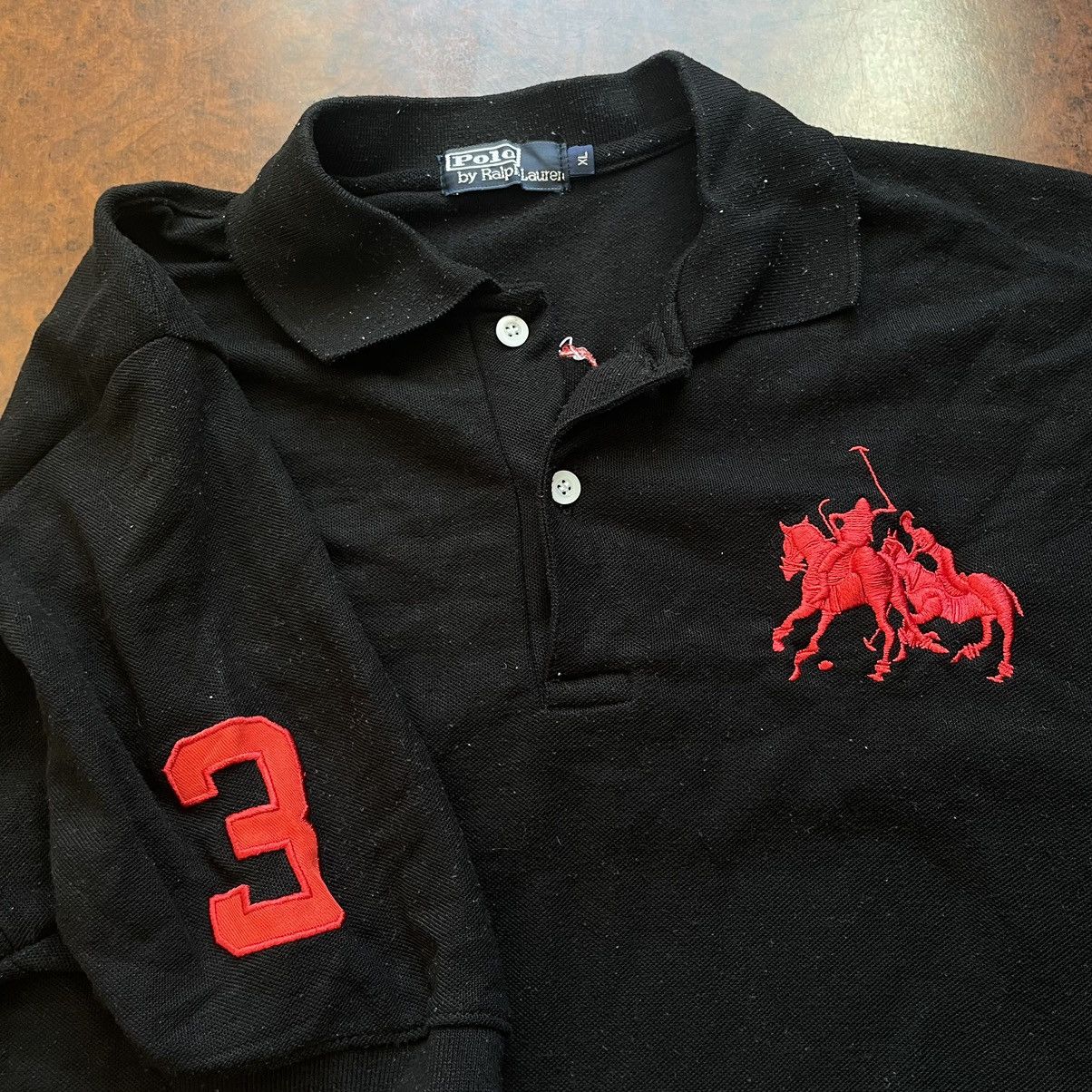Polo Ralph Lauren × Vintage Tee shirt 3 black Polo Ralph Lauren CHIEF KEEF rrl old money Size US XL / EU 56 / 4 - 3 Thumbnail