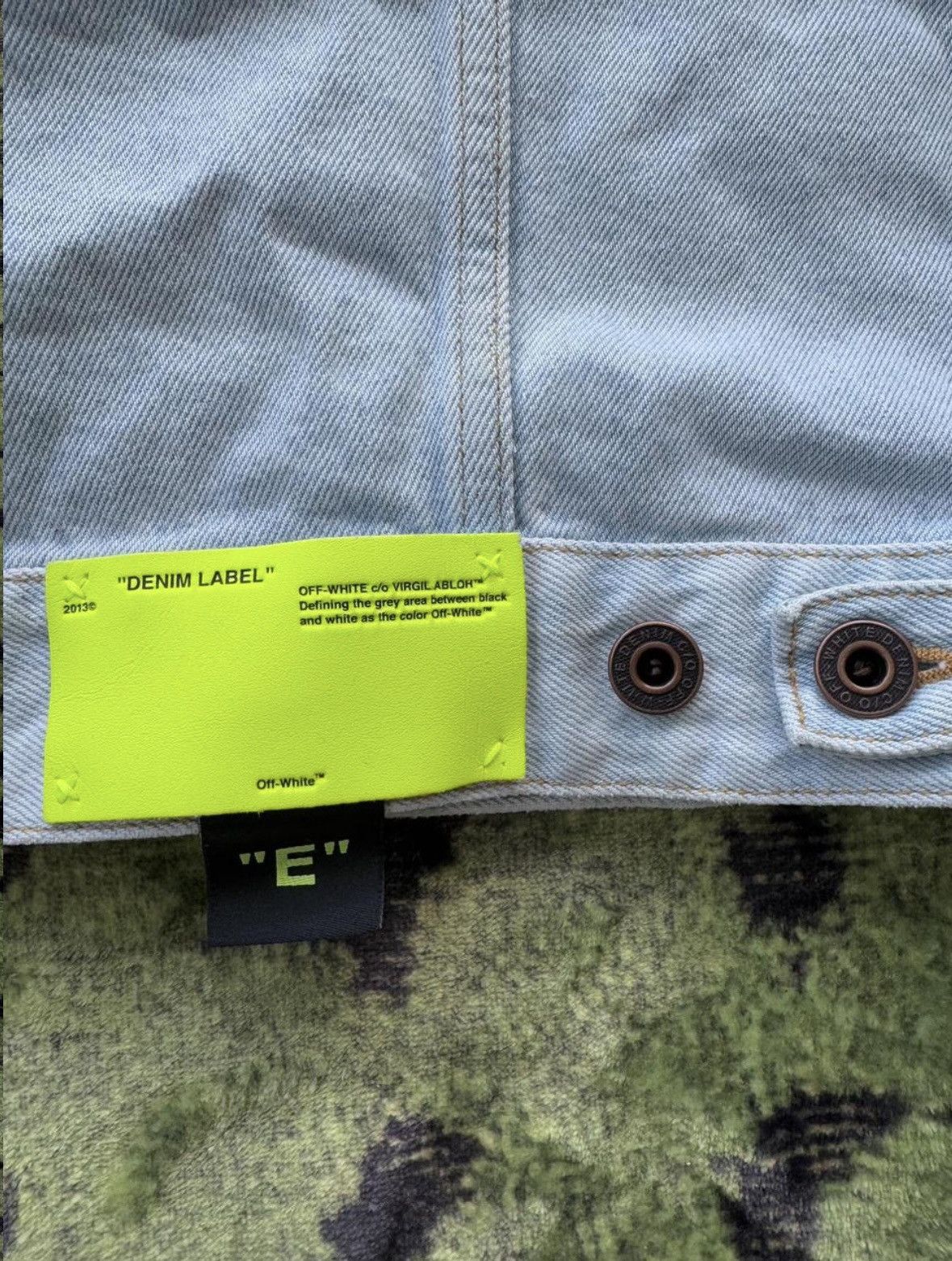 Off-White Exaggerated Sleeve Denim Jacket Size US L / EU 52-54 / 3 - 7 Thumbnail