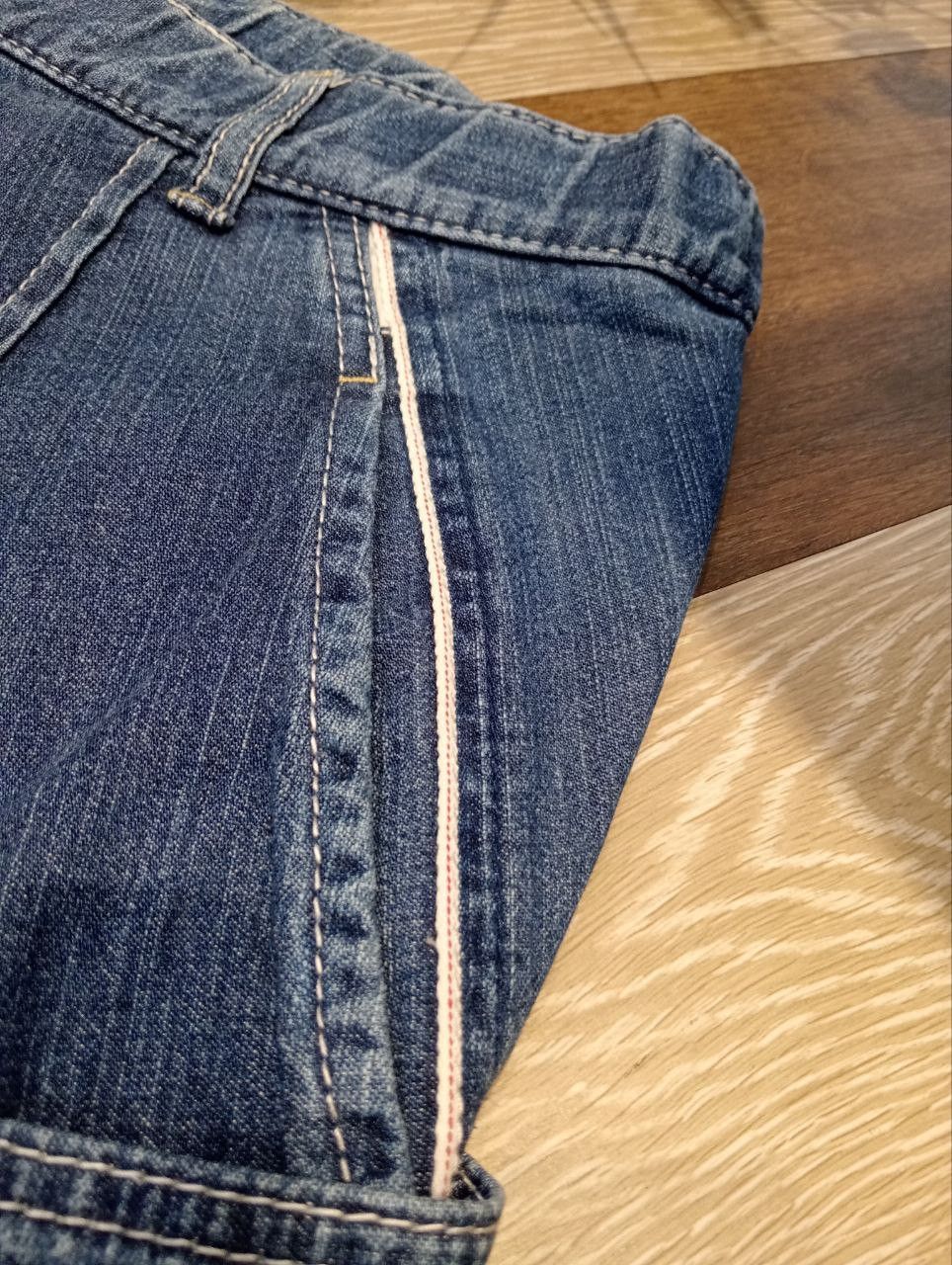Issey Miyake MERCIBEAUCOUP ISSEY MIYAKE BLUE DENIM BAGGY PANTS Size US 32 / EU 48 - 8 Thumbnail