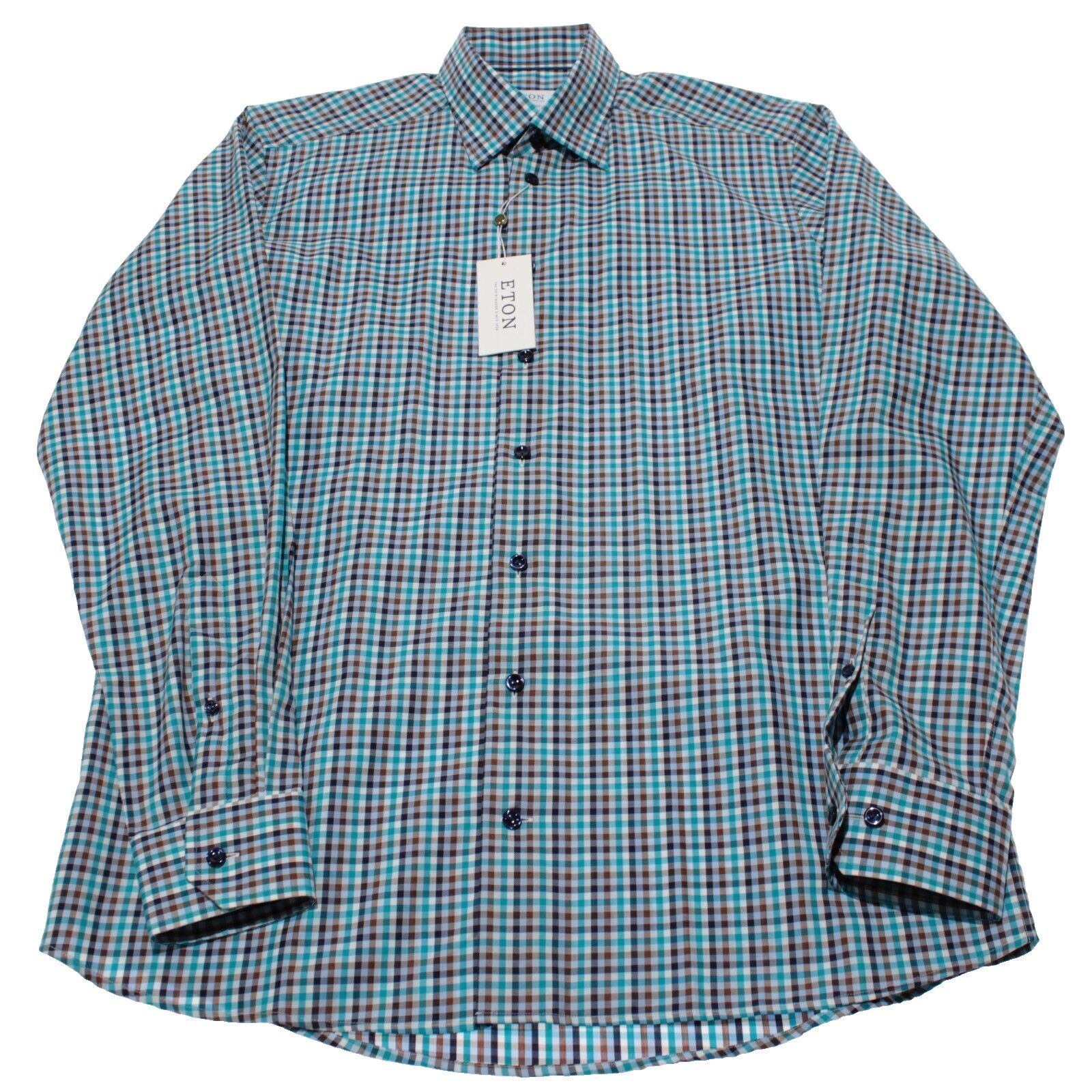 Eton Eton New with tags Shirt Size L US In Blue Size US L / EU 52-54 / 3 - 3 Thumbnail
