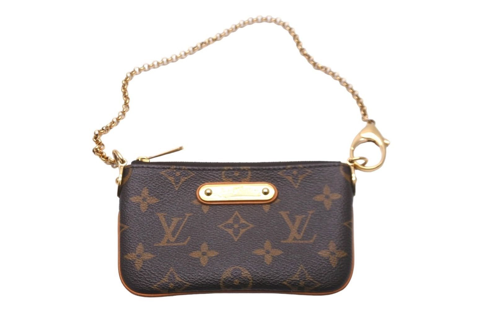 Louis Vuitton Pouch Mini Bag Chain in Brown, Men's