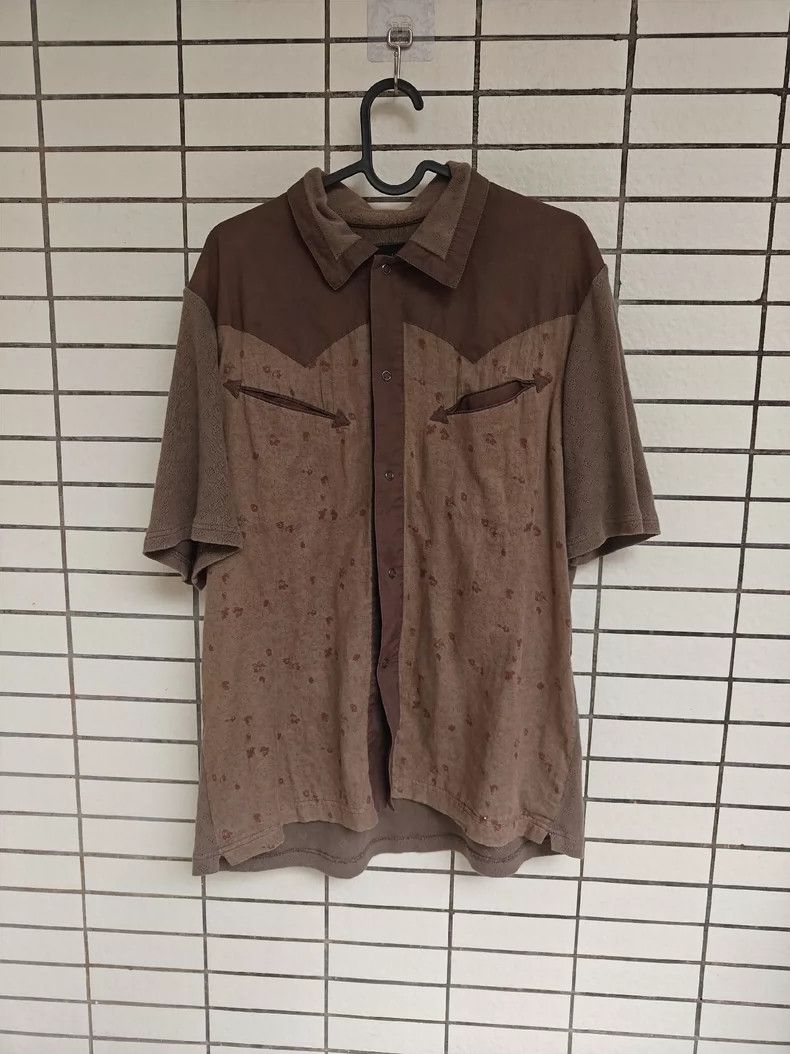 Number (N)ine Number (N)ine03ss Stamen Stitched Western Shirt 2503-Nextar Size US L / EU 52-54 / 3 - 1 Thumbnail