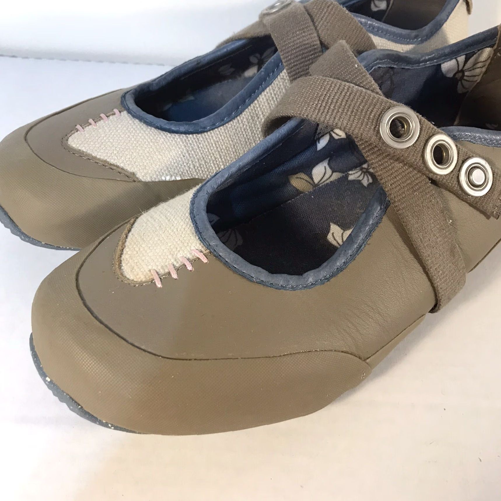 Teva Teva Slip-On Sandals Women’s Size 8.5 Brown Rubber/Tweed Casual Comfort Outdoor Size US 8.5 / IT 38.5 - 7 Thumbnail
