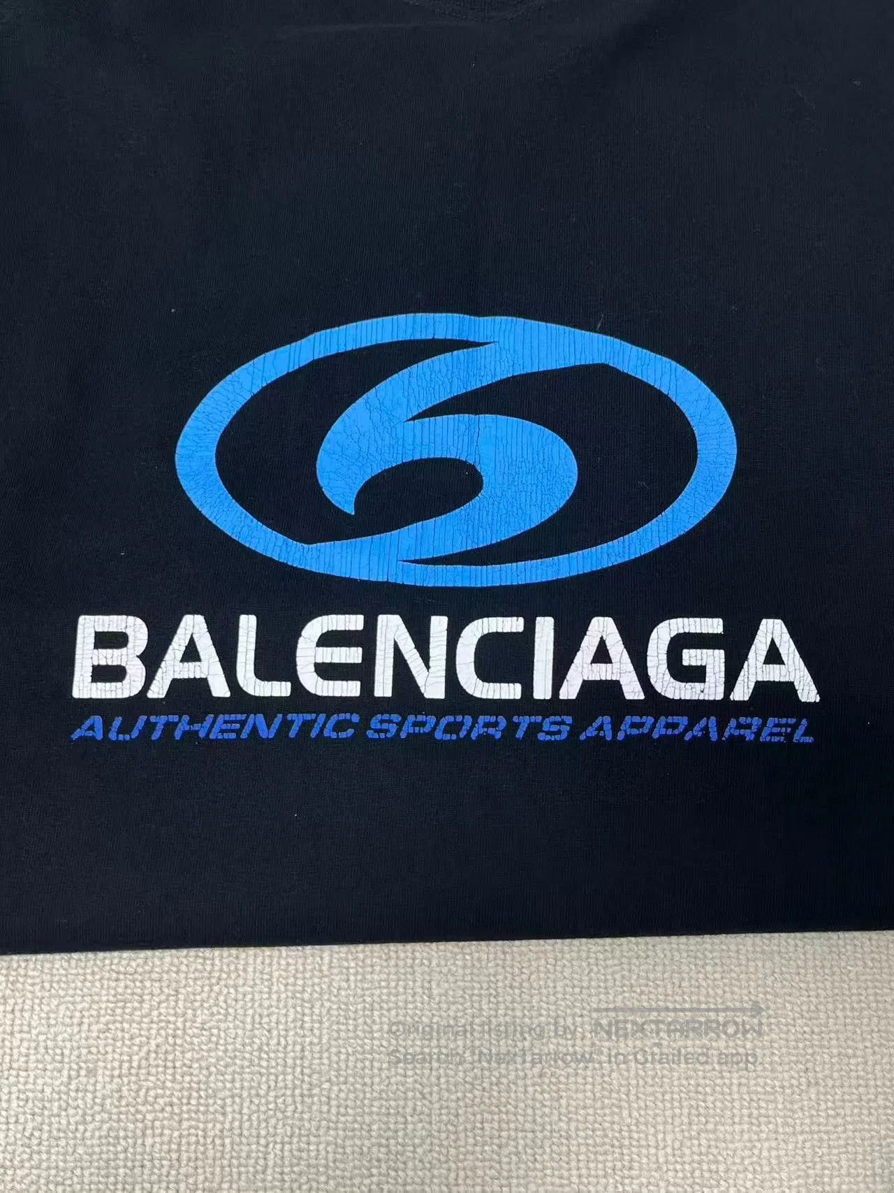 Balenciaga Balenciaga Blue Label Logo Crewneck T-Shirt. Size US M / EU 48-50 / 2 - 3 Thumbnail