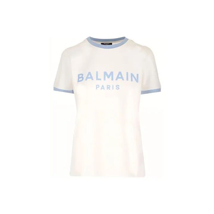 Balmain Balmain Colorful Logo Short Sleeve T-Shirt 0079 Size L / US 10 / IT 46 - 1 Thumbnail