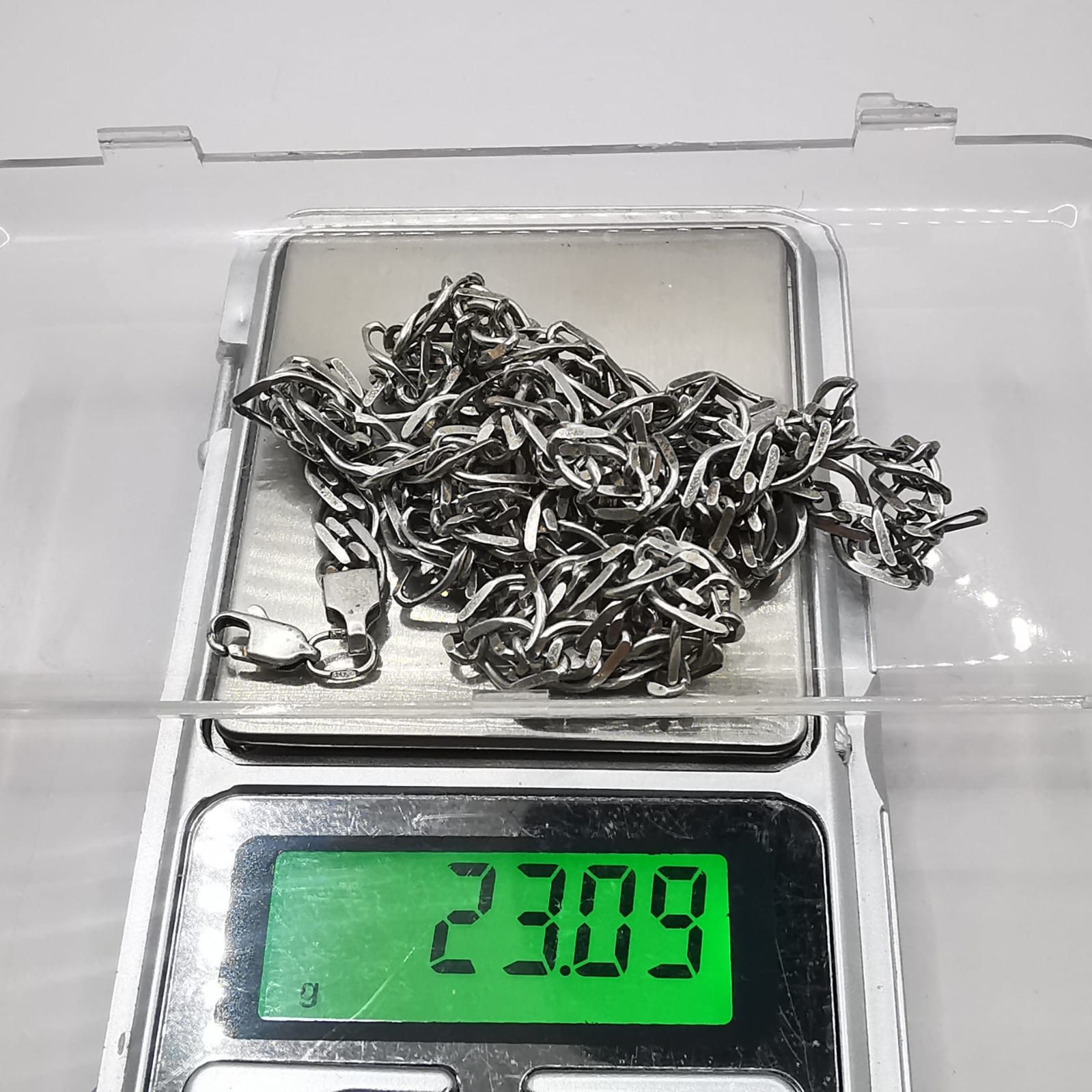 Sterling Silver Vintage Jewelry Chain, 925 Sterling Silver, Signed 23.09g Size ONE SIZE - 5 Thumbnail