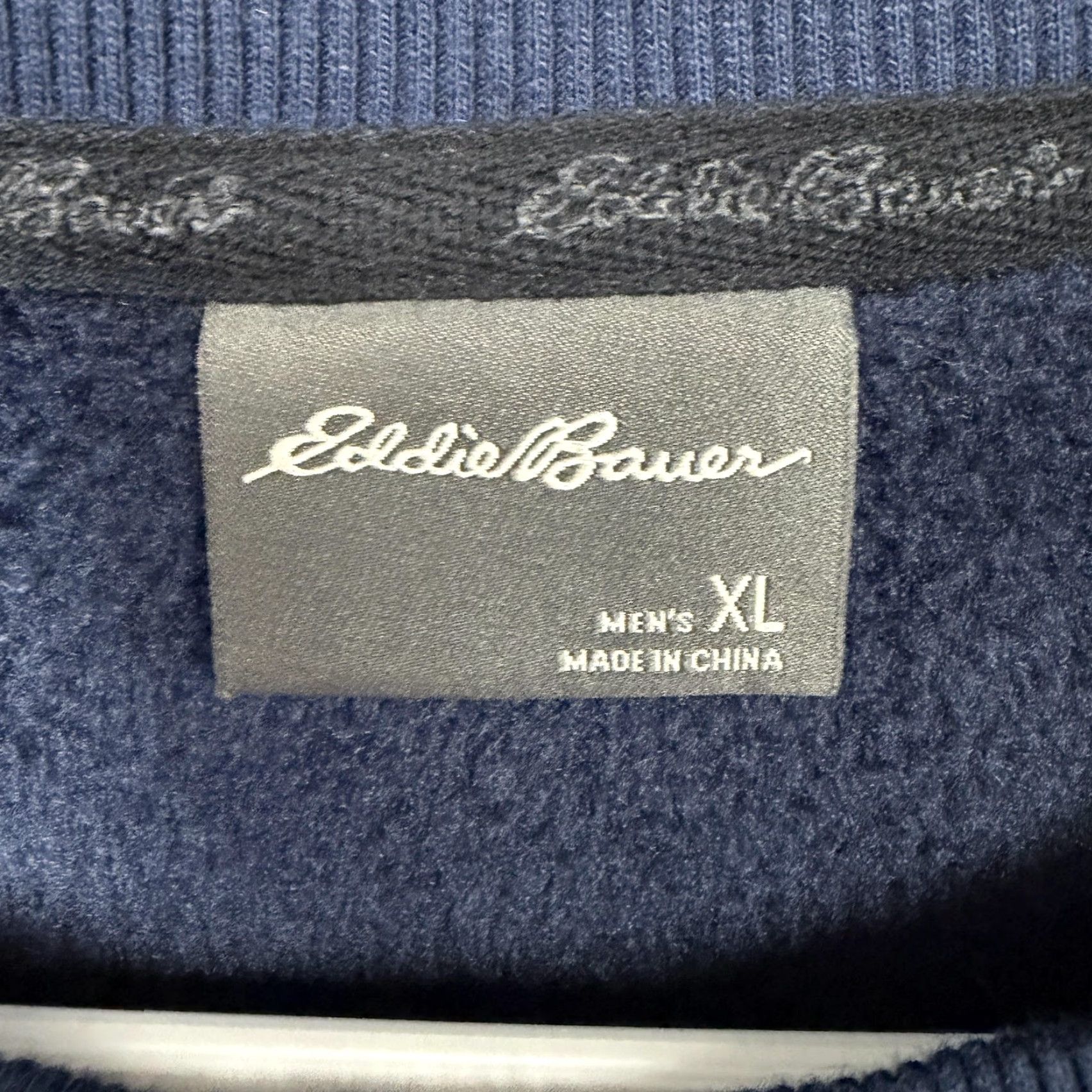 Eddie Bauer Eddie Bauer Sweatshirt Mens XL Blue Crewneck Fleece Stretch Pullover Casual Size US XL / EU 56 / 4 - 5 Thumbnail