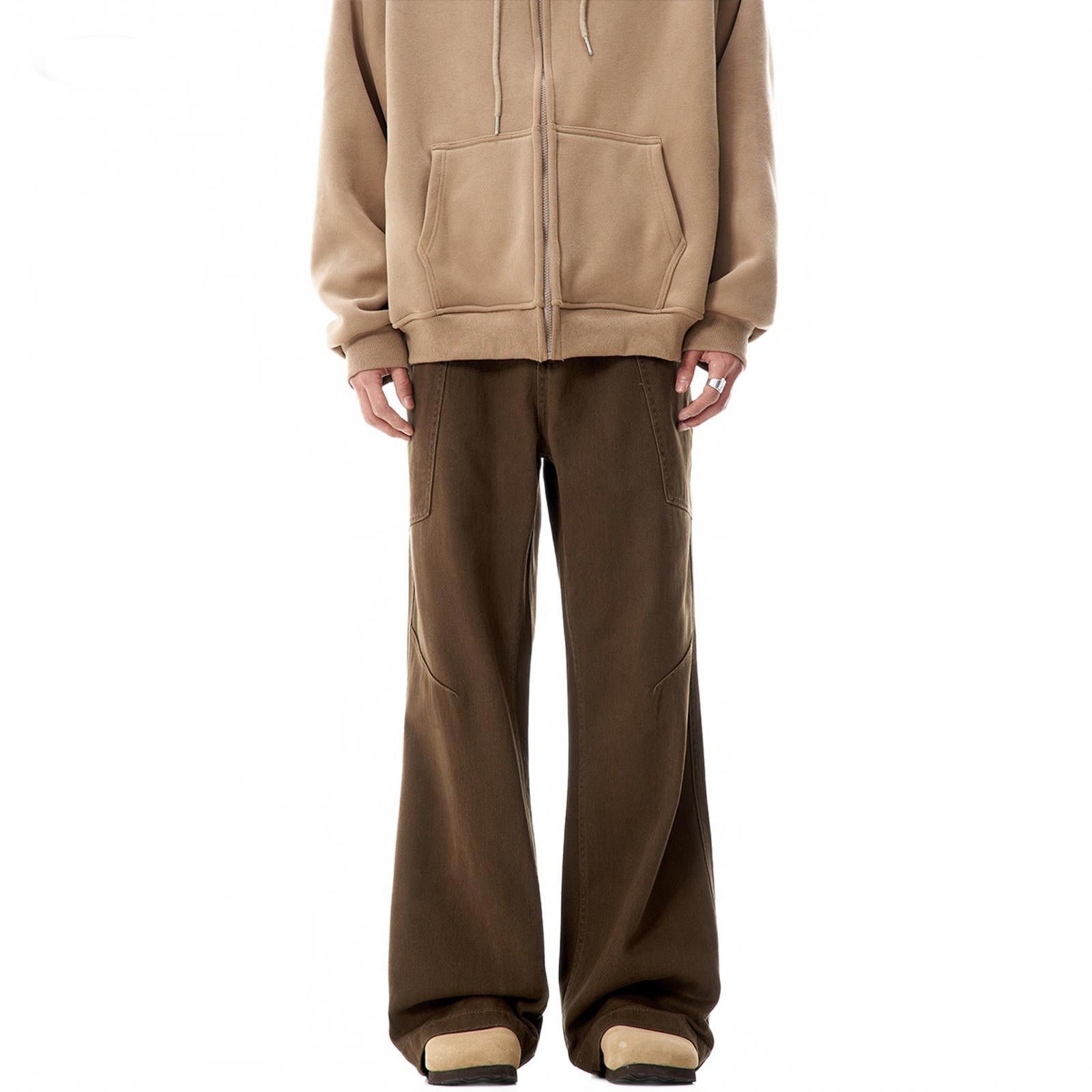 Japanese Brand Wide Leg Casual Pants, Loose Fit Trousers Size US 32 / EU 48 - 4 Thumbnail