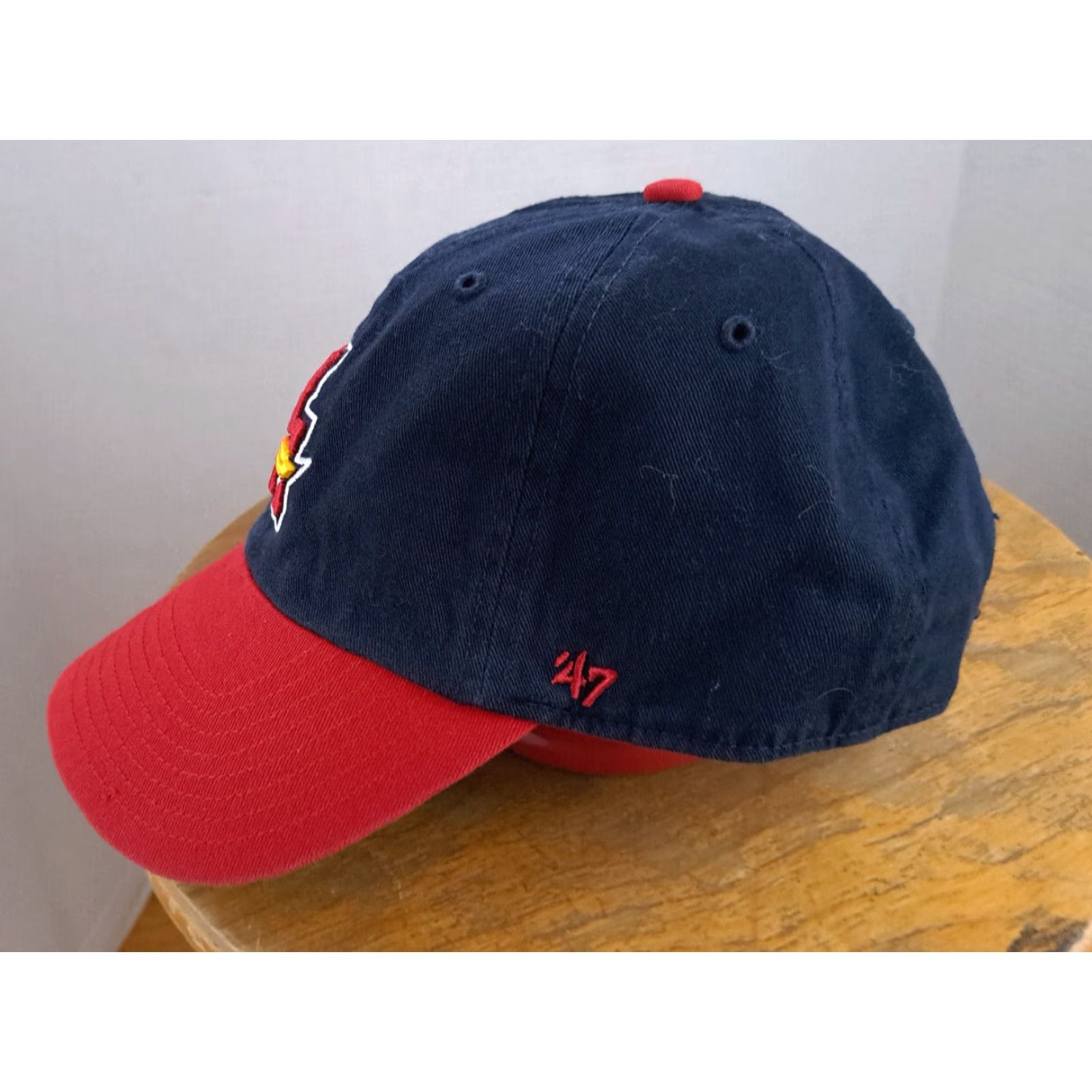 47 Toledo Mud Hens Baseball Cap 47 Adjustable Hat Blue Mens Cotton Adjustable Baseball Cap Size ONE SIZE - 2 Thumbnail