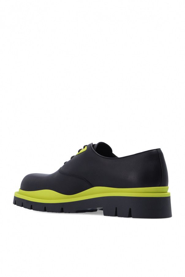 Bottega Veneta o1w1db11124 Tire Shoes in Black/Yellow Size US 8 / EU 41 - 5 Thumbnail