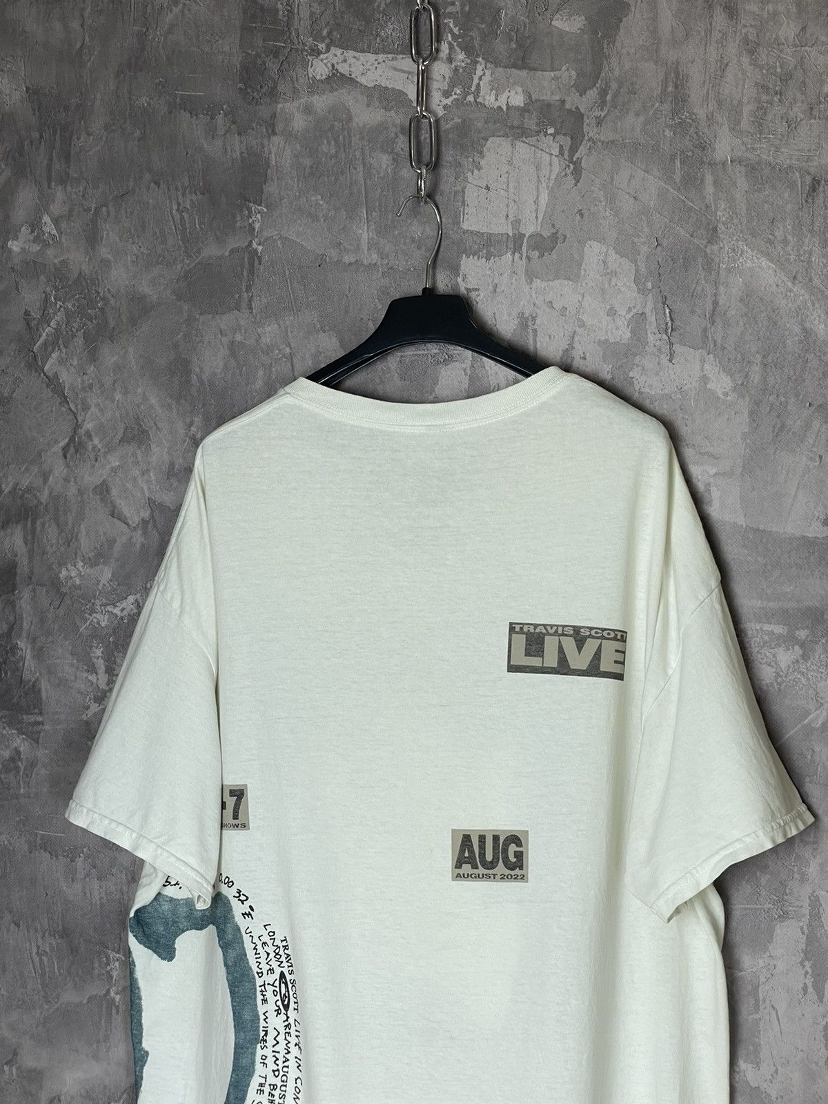 Rap Tees × Travis Scott Travis Scott - London O2 Arena 2022 Show, T Shirt Size US L / EU 52-54 / 3 - 11 Thumbnail