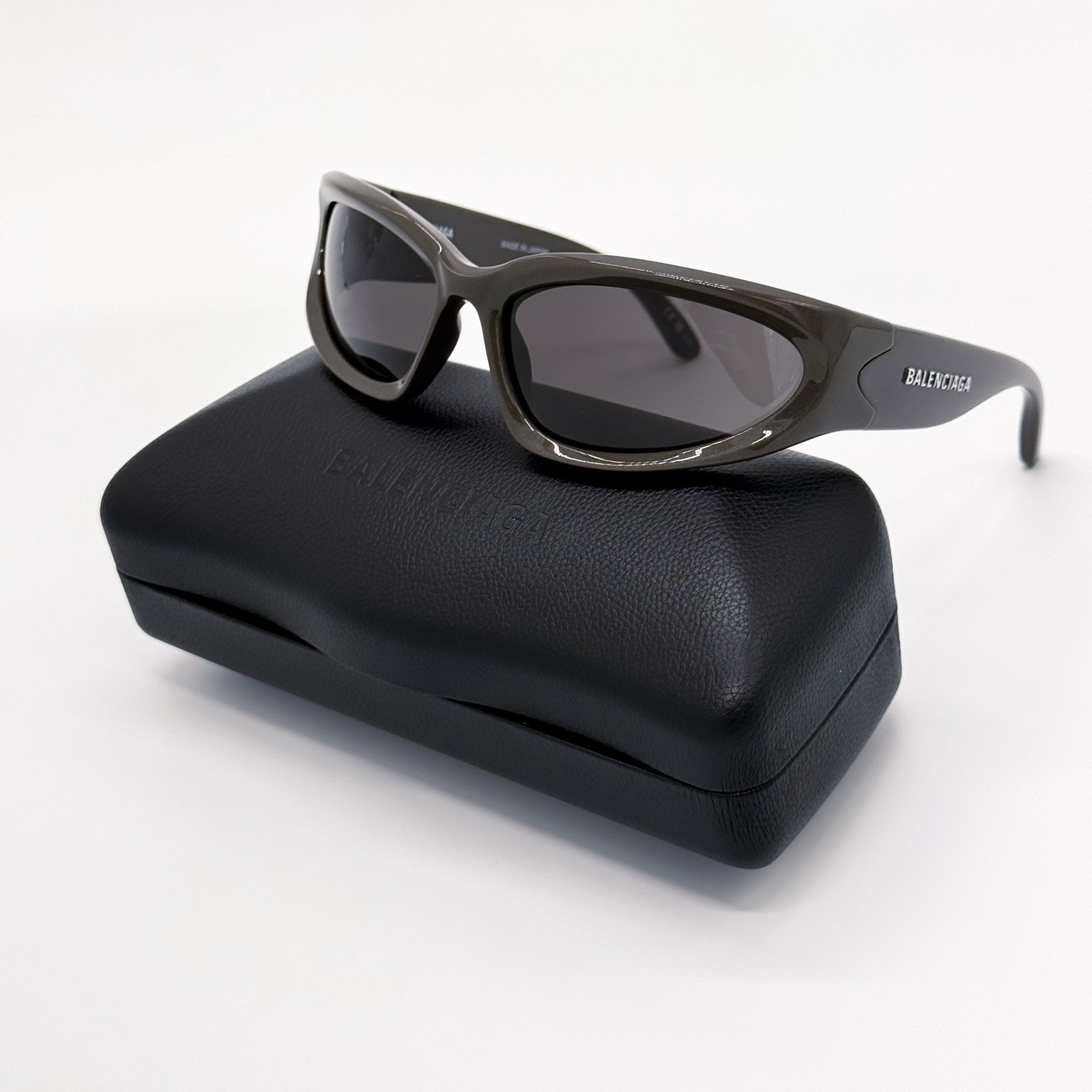 Balenciaga NEW BALENCIAGA BB0157S 008 SUNGLASSES BROWN UNISEX EYEWEAR Size ONE SIZE - 1 Thumbnail