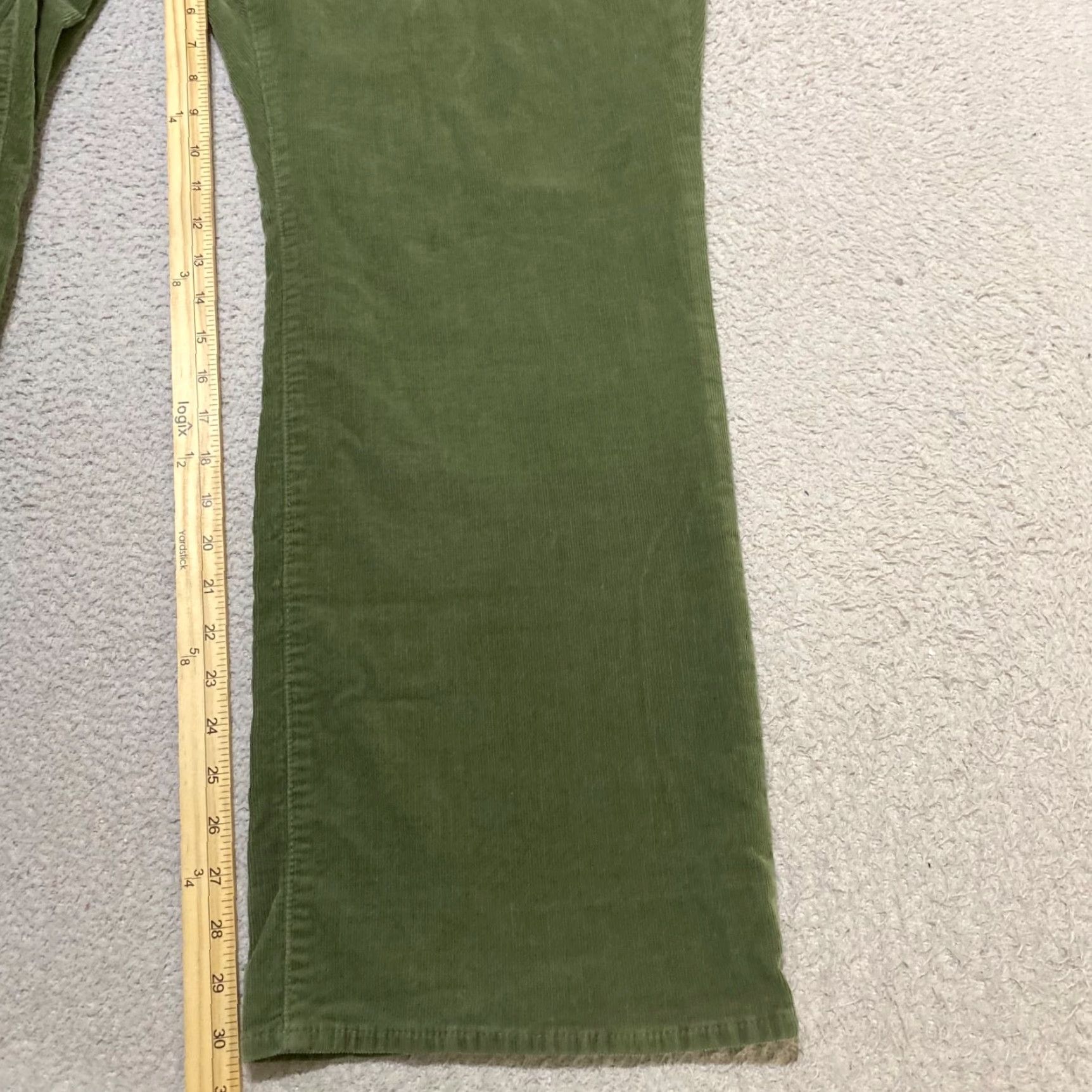 Talbots Talbots Jeans 22W Plus Green Corduroy Bootcut High Rise Medium Wash Jeans Womens 22W Plus Green Corduroy Bootcut High Rise Medium Wash Size 40" / US 18 - 6 Thumbnail