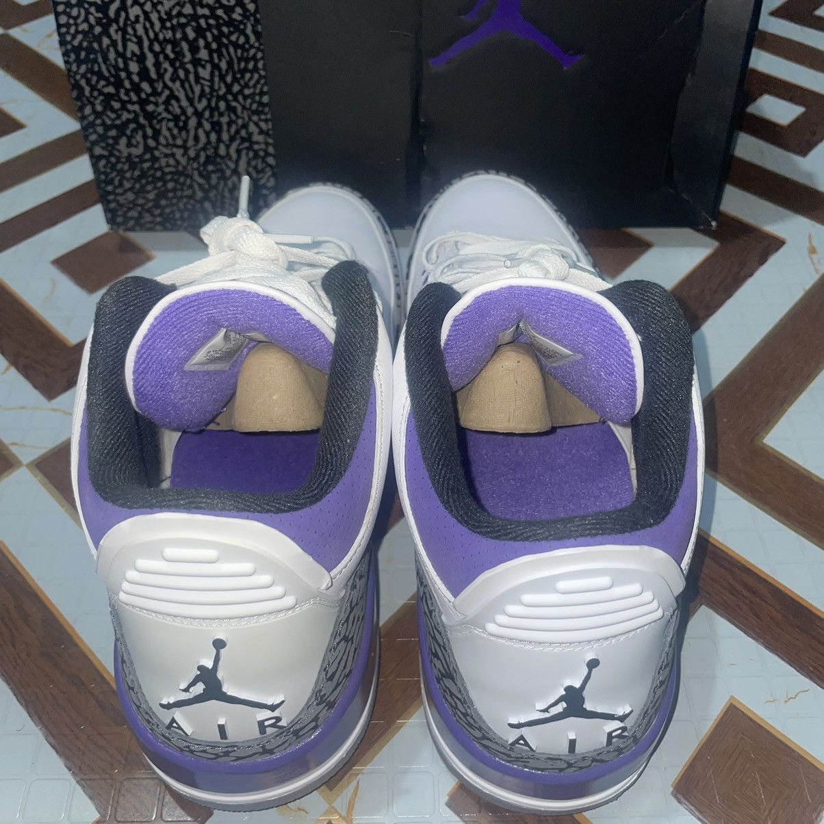Jordan Brand Air Jordan 3- Dark Iris Size US 10.5 / EU 43-44 - 4 Thumbnail
