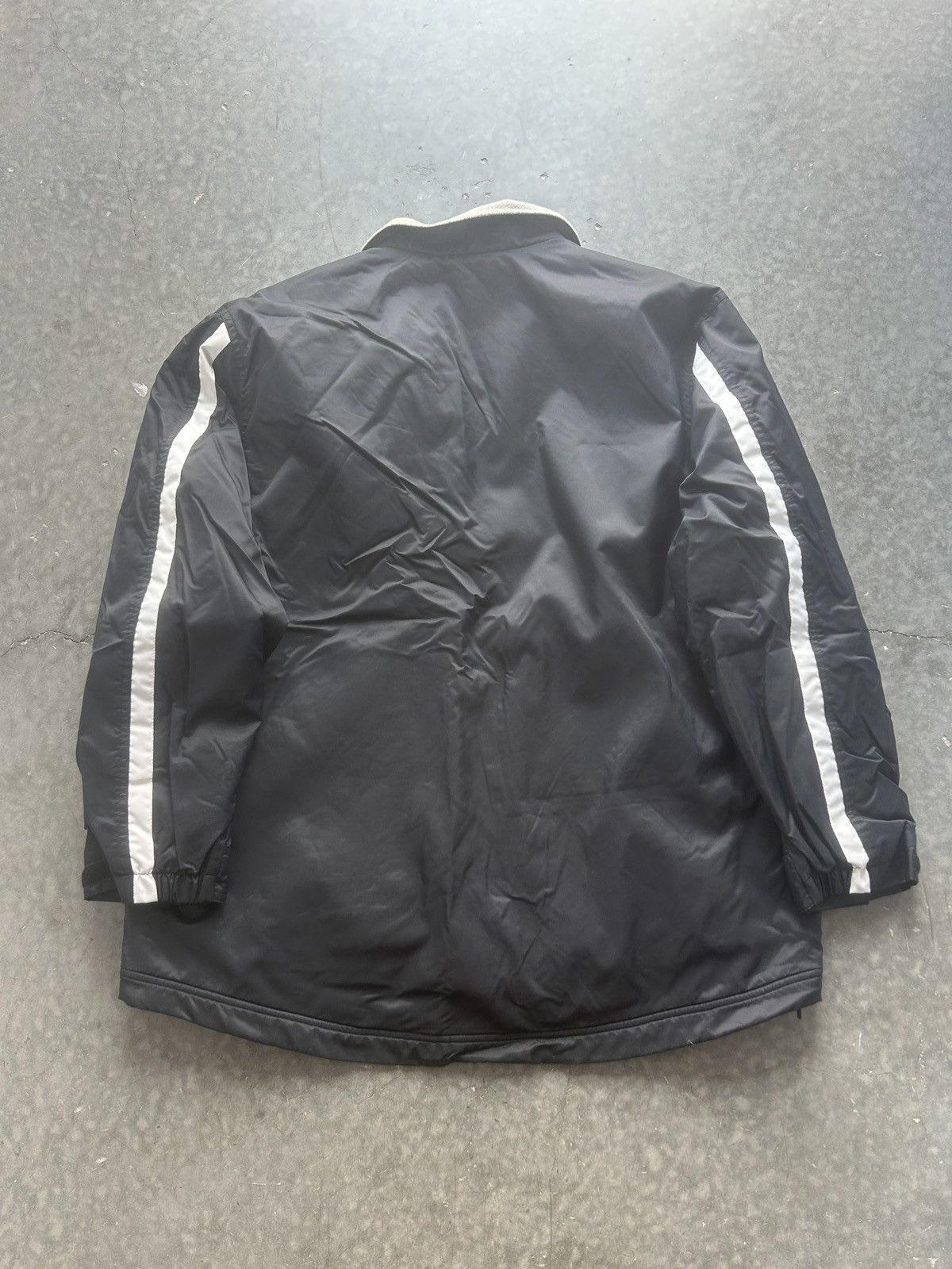 Nike × Vintage Vintage 90s Nike Coaches Jacket Fleece Lined Size US XL / EU 56 / 4 - 6 Thumbnail