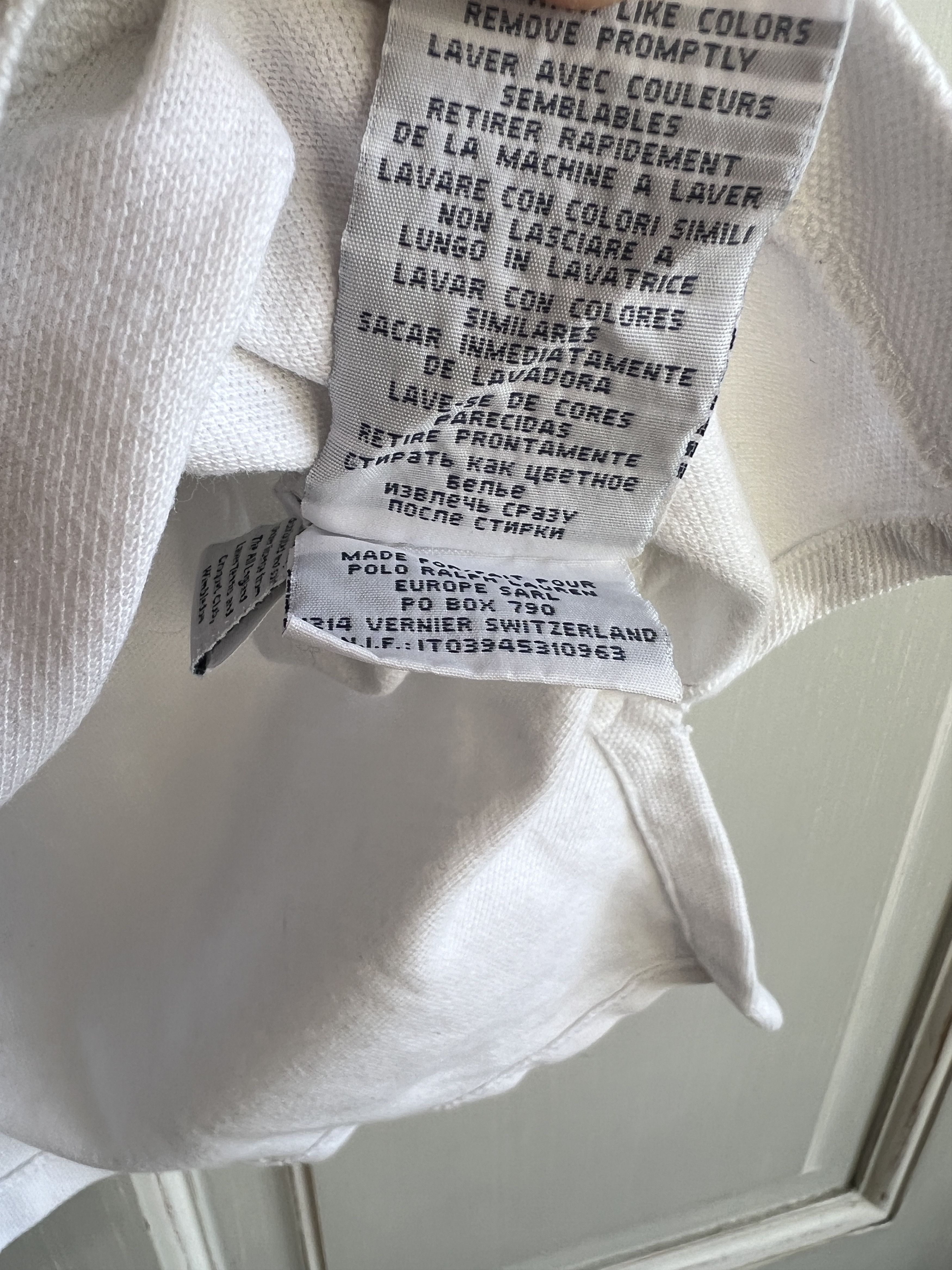 Polo Ralph Lauren Y2K RALPH LAUREN WHITE POLO SHIRT CHIEF KEEF STYLE Size US L / EU 52-54 / 3 - 8 Thumbnail