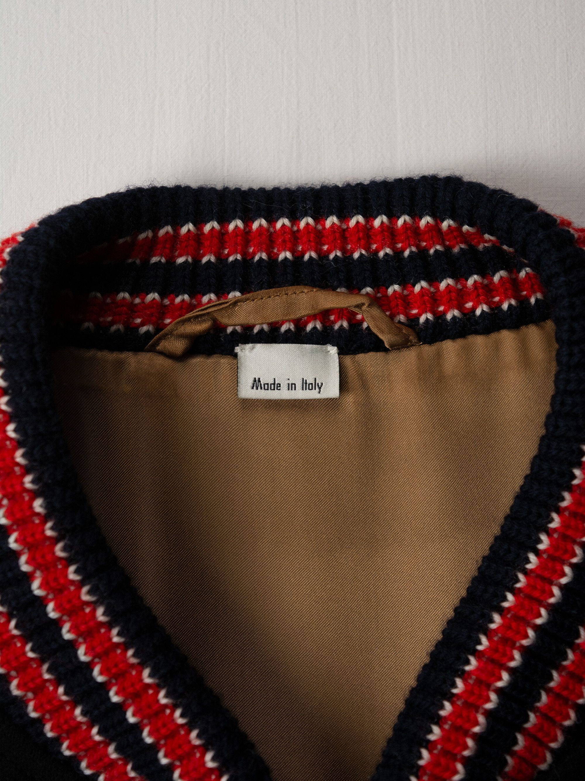 Gucci Gucci Cruise 2018 Bumble Bee embroidered wool college jacket Size US M / EU 48-50 / 2 - 6 Thumbnail