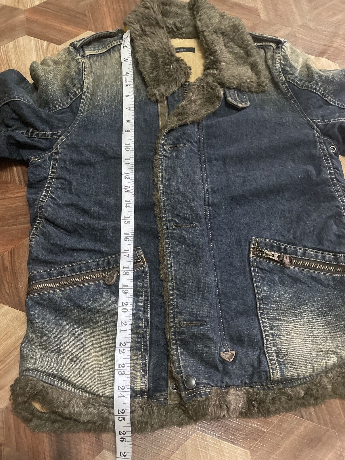 Johnbull Rare John Bull Sherpa Jeans Jackets Distressed Look Size US M / EU 48-50 / 2 - 13 Thumbnail