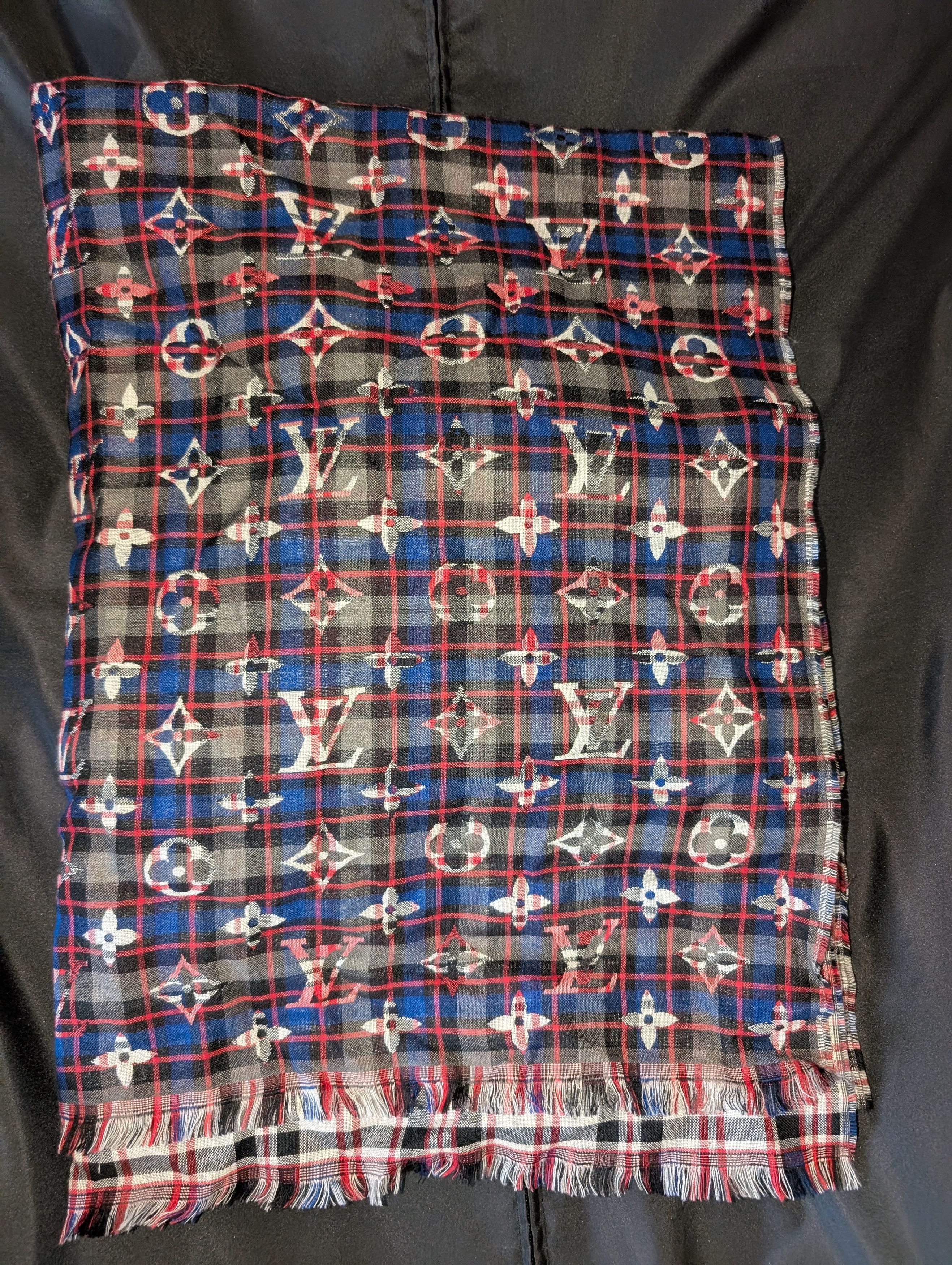 Louis Vuitton LOUIS VUITTON LV MONOGRAM BLUE/RED/WHITE - Size ONE SIZE - 4 Thumbnail