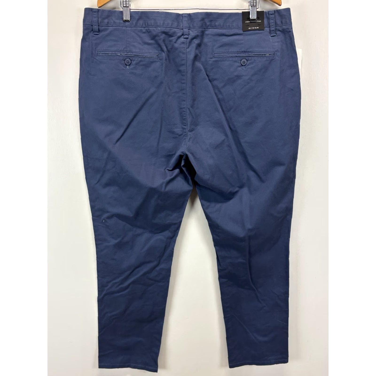 Bonobos Bonobos Men's Slim Fit Stretch Washed Chino Pants Size 40x32 Blue Casual Business Travel Size US 40 / EU 56 - 3 Thumbnail
