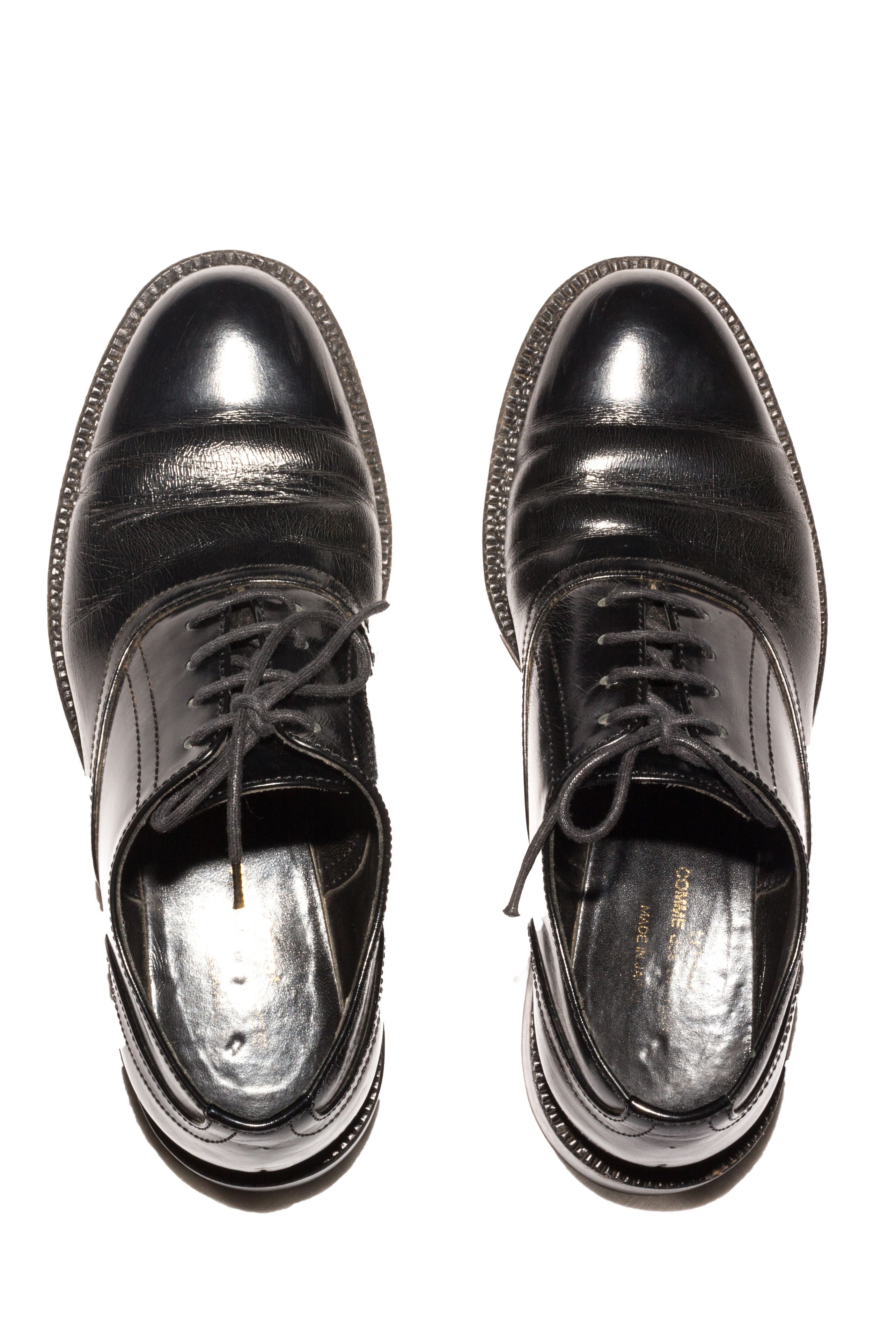 Comme des Garcons LEATHER LACE UP DERBY SHOES Size US 4 / IT 34 - 6 Thumbnail