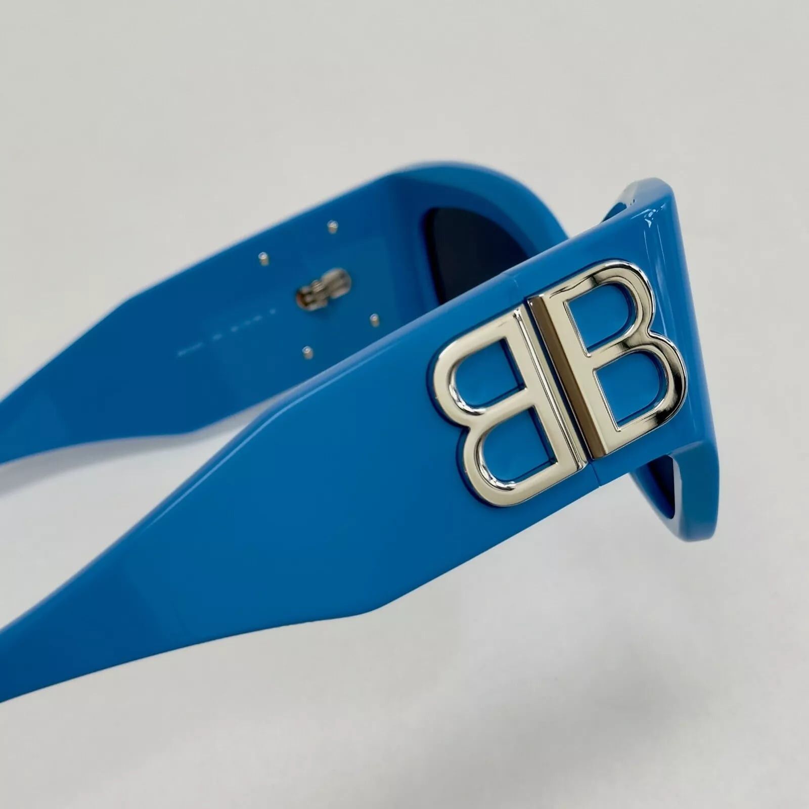 Balenciaga BALENCIAGA BOSSY Cat 0322 Blue Fashion Sunglass BB0322S 006 Size ONE SIZE - 6 Thumbnail