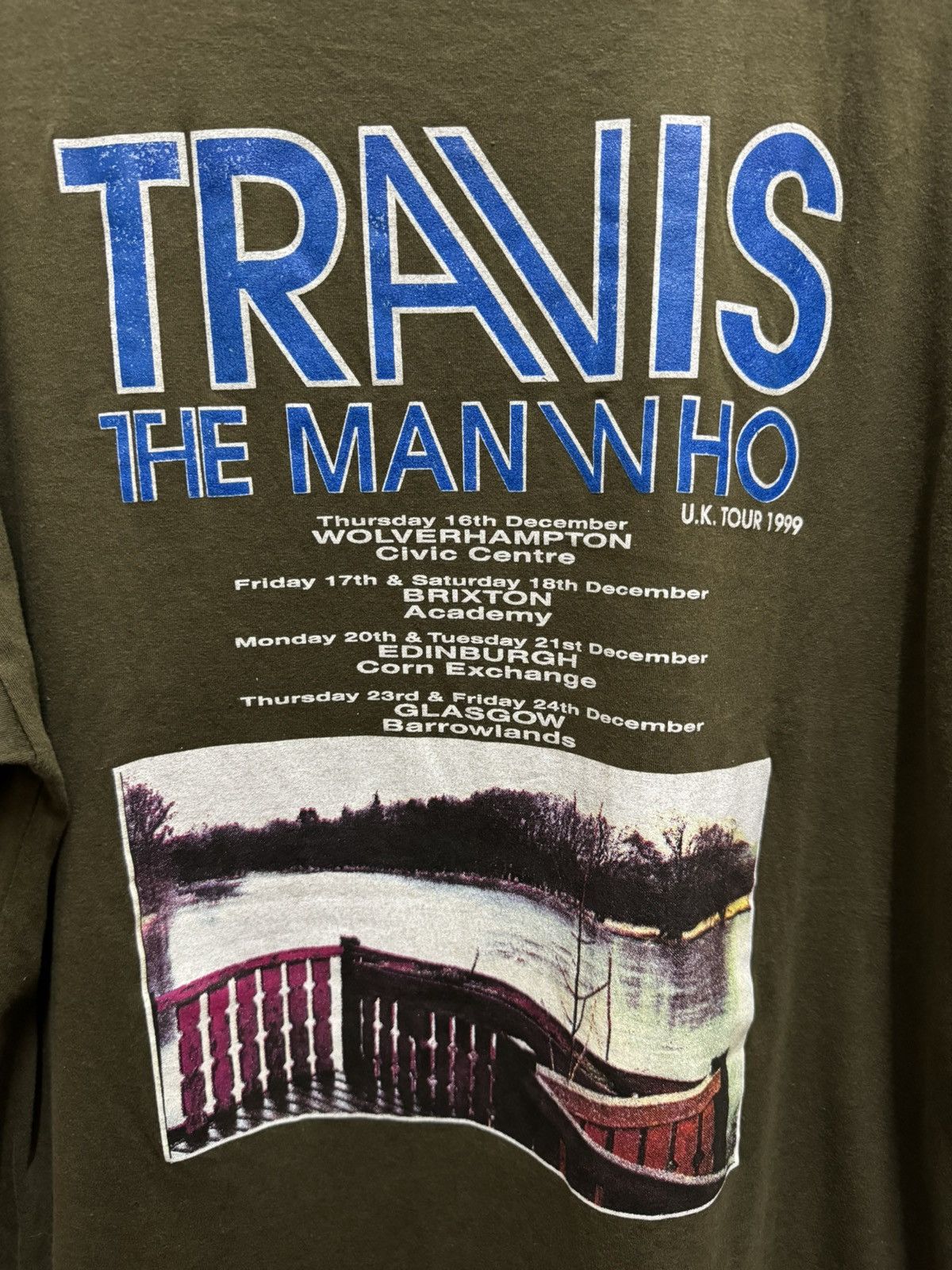 Band Tees × Vintage Vintage Travis Size US L / EU 52-54 / 3 - 4 Thumbnail