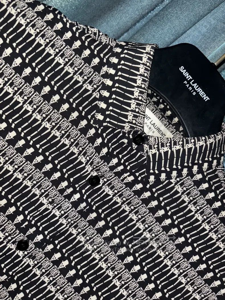 Saint Laurent Paris Saint Laurent Paris size 37 Skull Shirt Size US S / EU 44-46 / 1 - 3 Thumbnail