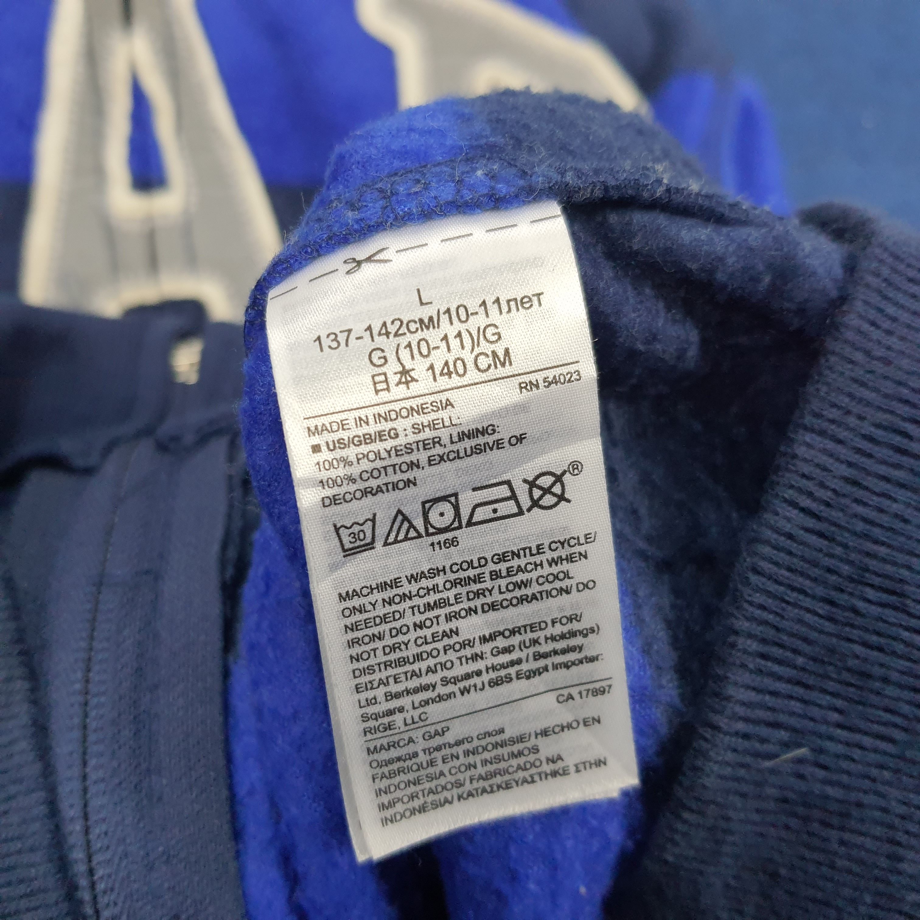 Gap × Vintage Vintage GAP KIDS Striped Hoodie Size US XS / EU 42 / 0 - 6 Thumbnail