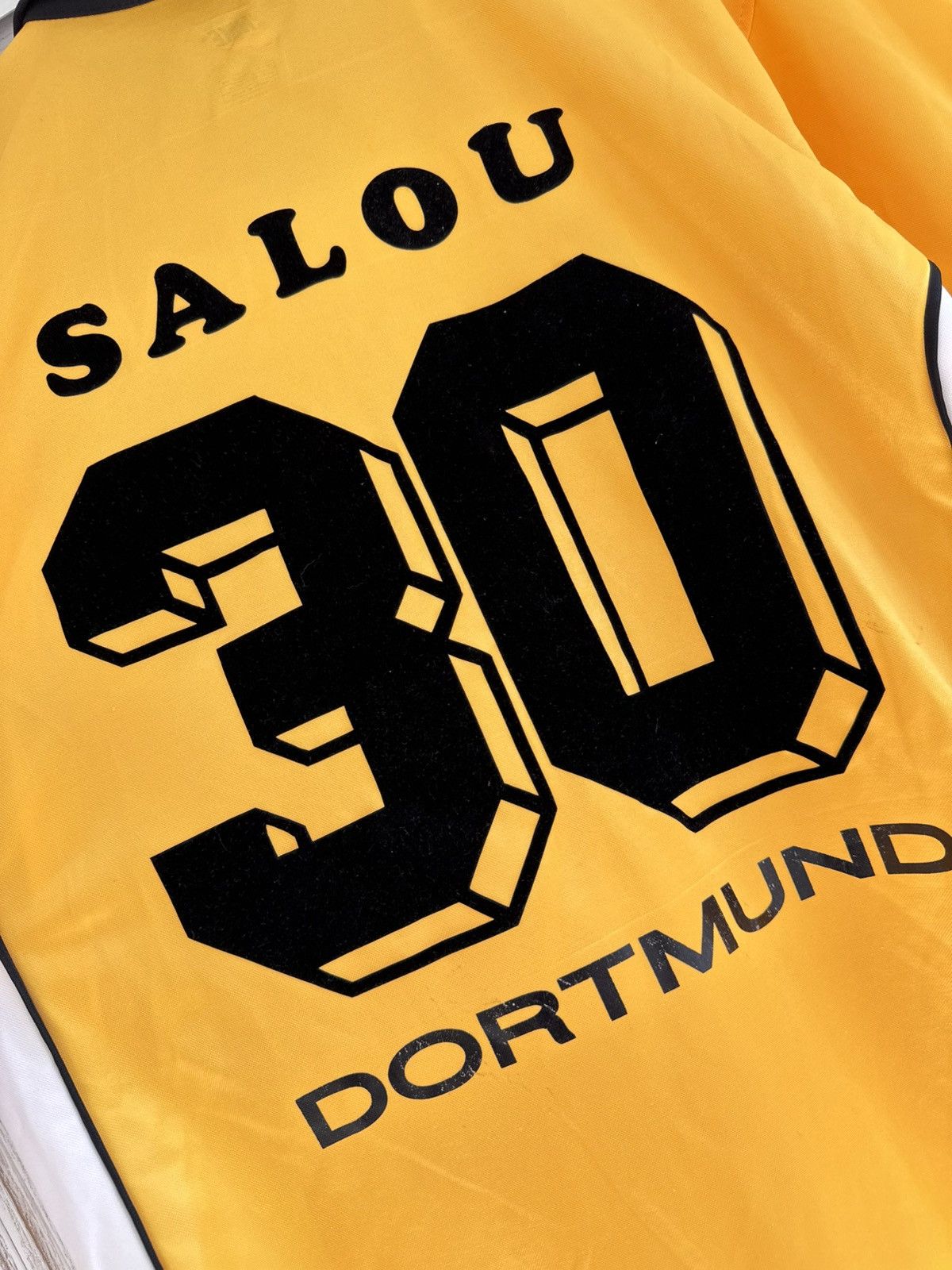 Nike Salou #30 Borussia Dortmund 1998-1999 Vintage Soccer Jersey Size US XL / EU 56 / 4 - 8 Thumbnail