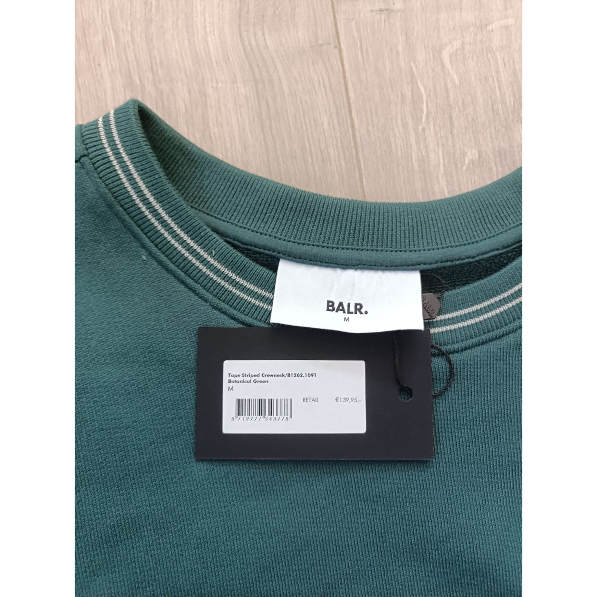 Other BALR | Tape striped crewneck t-shirt | Botanical Green | New Size US M / EU 48-50 / 2 - 3 Thumbnail