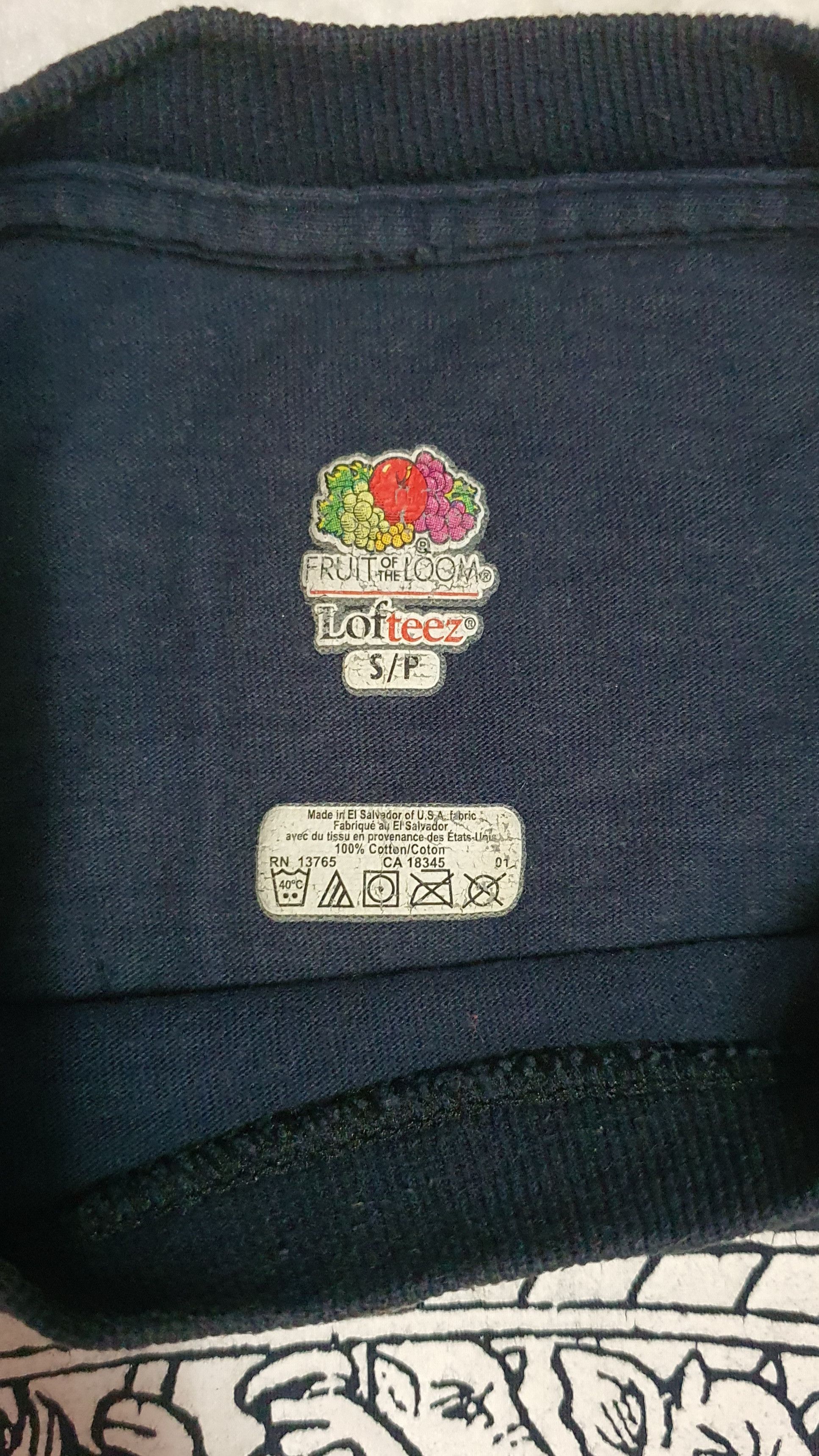 Band Tees Fruit of the Loom -(vintage/rock band/Slayer/7 deadly sins) Size US S / EU 44-46 / 1 - 5 Thumbnail