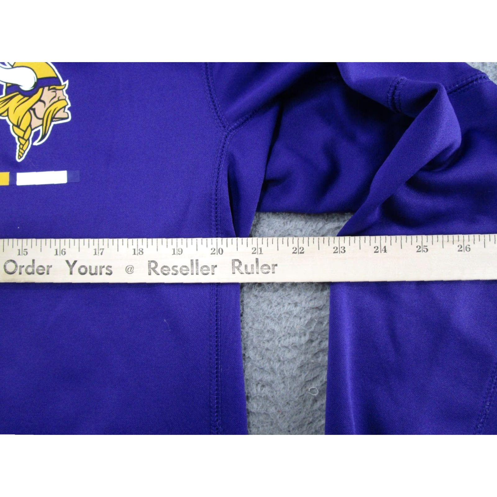 Nike Nike Dri Fit NFL On Field Apparel Full Zip Minnesota Vikings Hoodie M Purple Nike Football Hoodie Mens Size US M / EU 48-50 / 2 - 7 Thumbnail