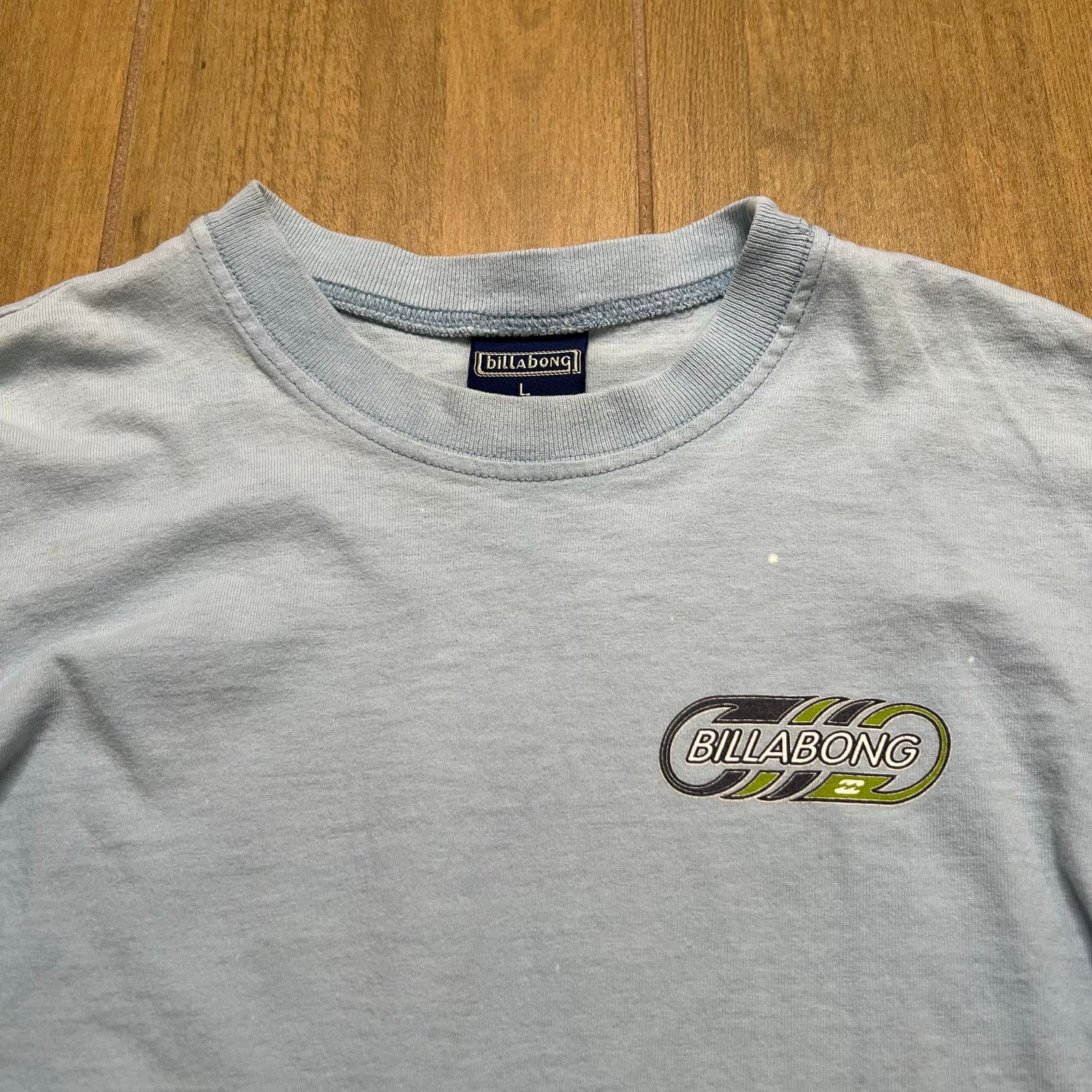 Billabong Vintage Billabong Long Sleeve Shirt Youth L Blue Surf Y2K Size XS / US 0-2 / IT 36-38 - 2 Thumbnail