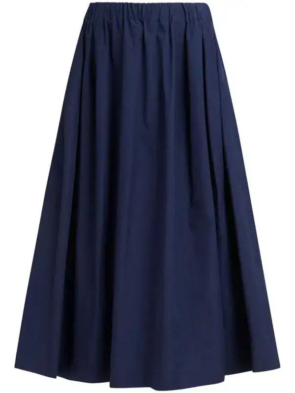 Marni o1w1db10326 A-Line Midi Skirt in Blue Size 25" / US 0 / IT 36 - 1 Thumbnail