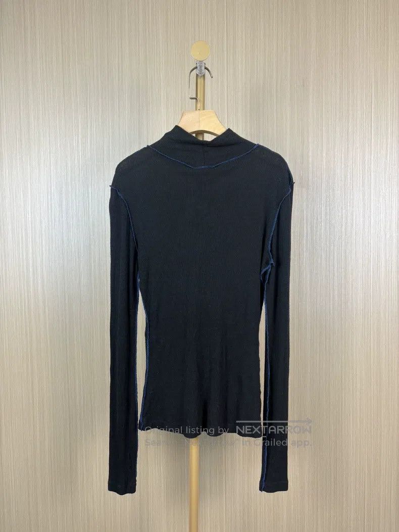 Loewe Loewe Black Leather Logo Sweatshirt Size S / US 4 / IT 40 - 2 Thumbnail